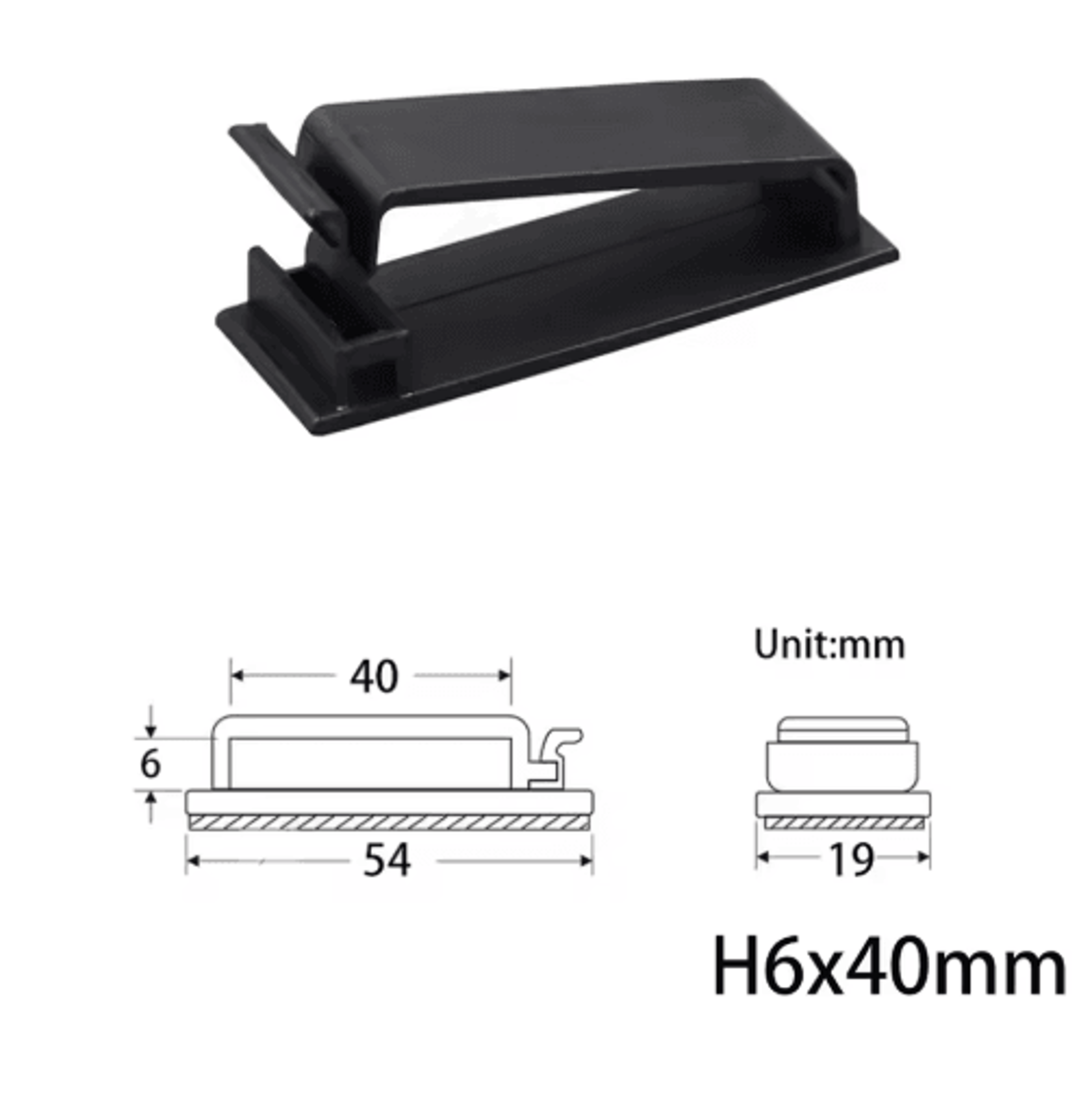 10 Pcs Charger Cable Organizer USB Winder Desktop Tidy Clips Management Wire Holder For Mouse Headp 8