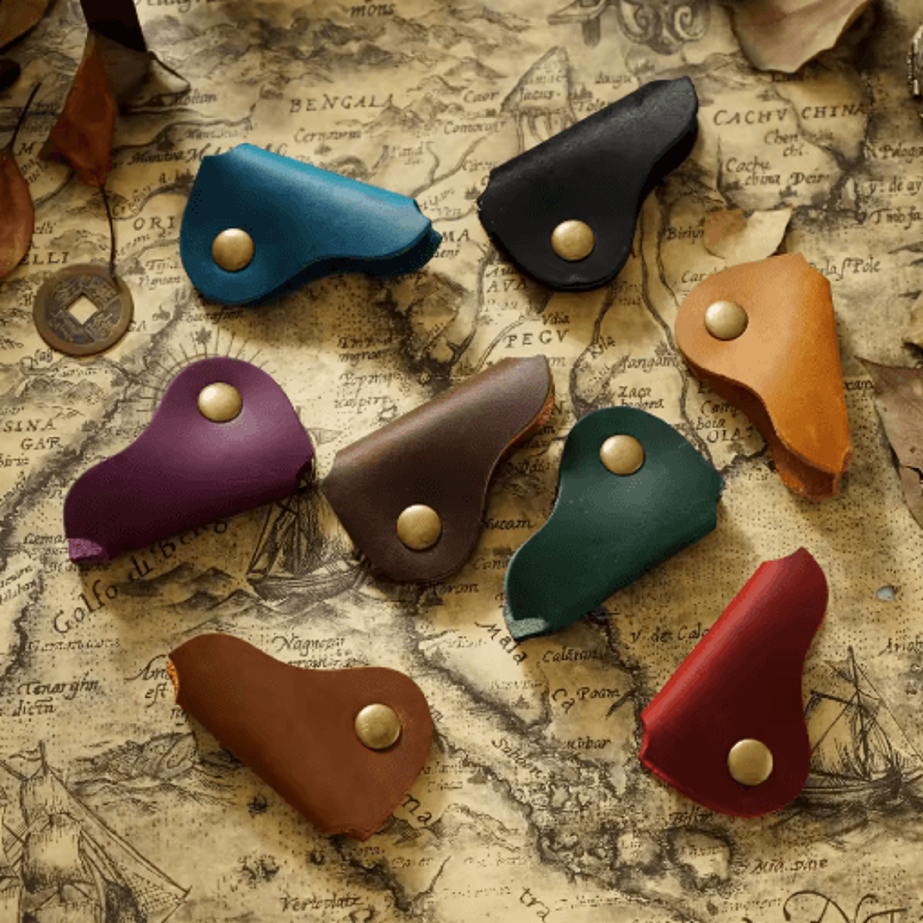 Leather Cable Clip Multifunctional Cord Organizer 8