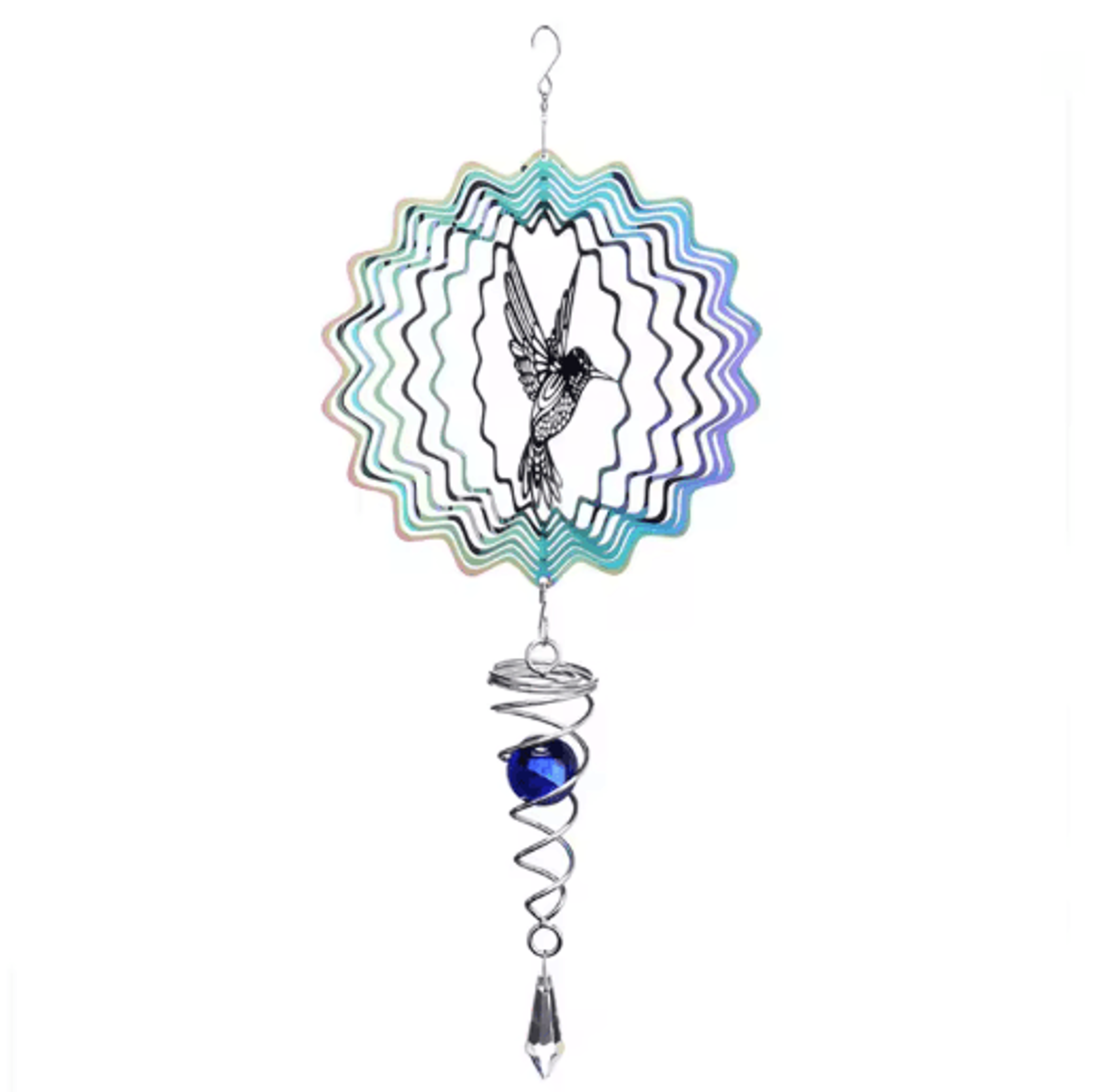 3D Crystal Hummingbird Wind Chimes Sun Catcher Pendant 1