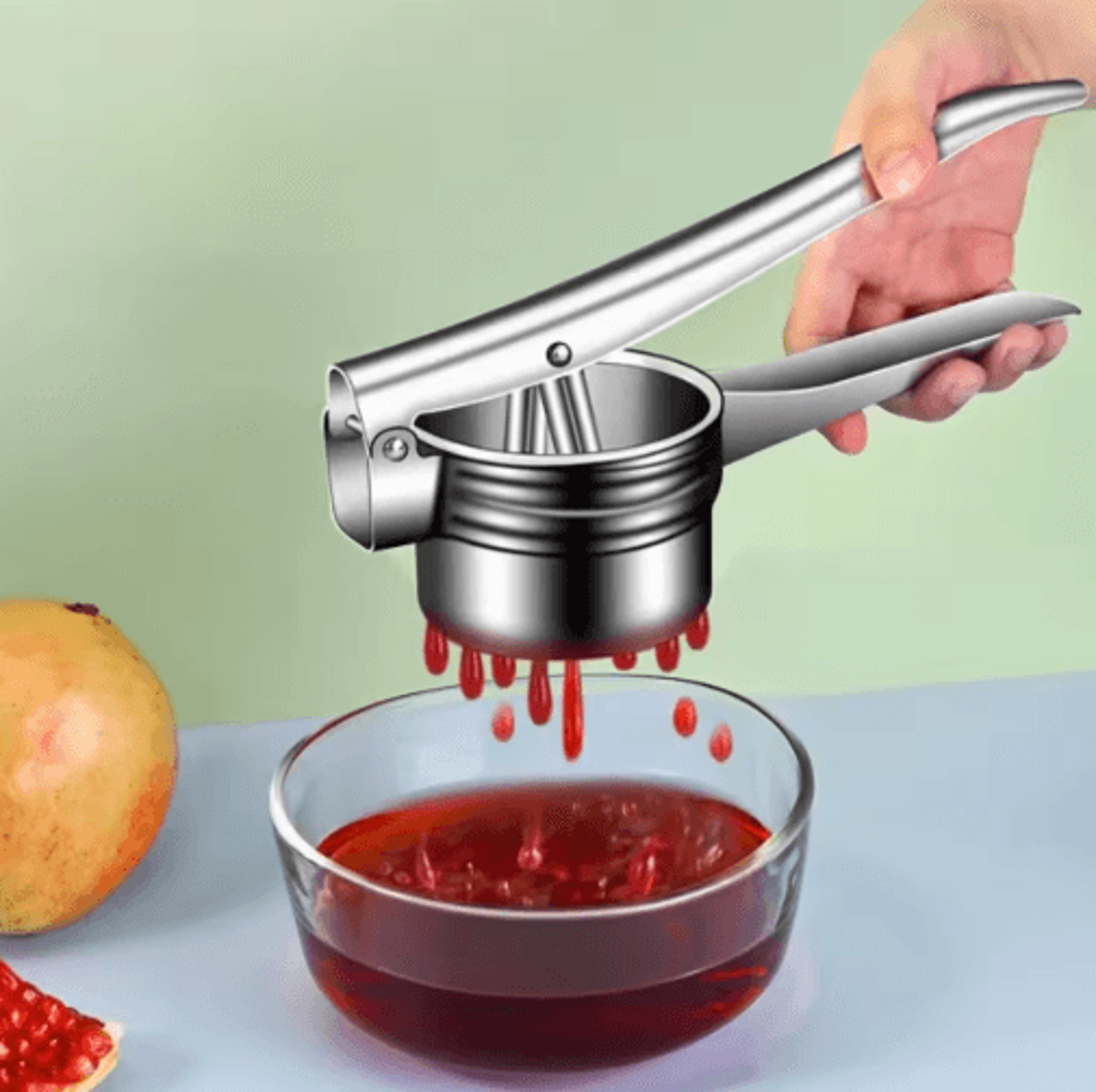 Stainless Steel Potato Masher  Ricer Press For Smooth Purees 1