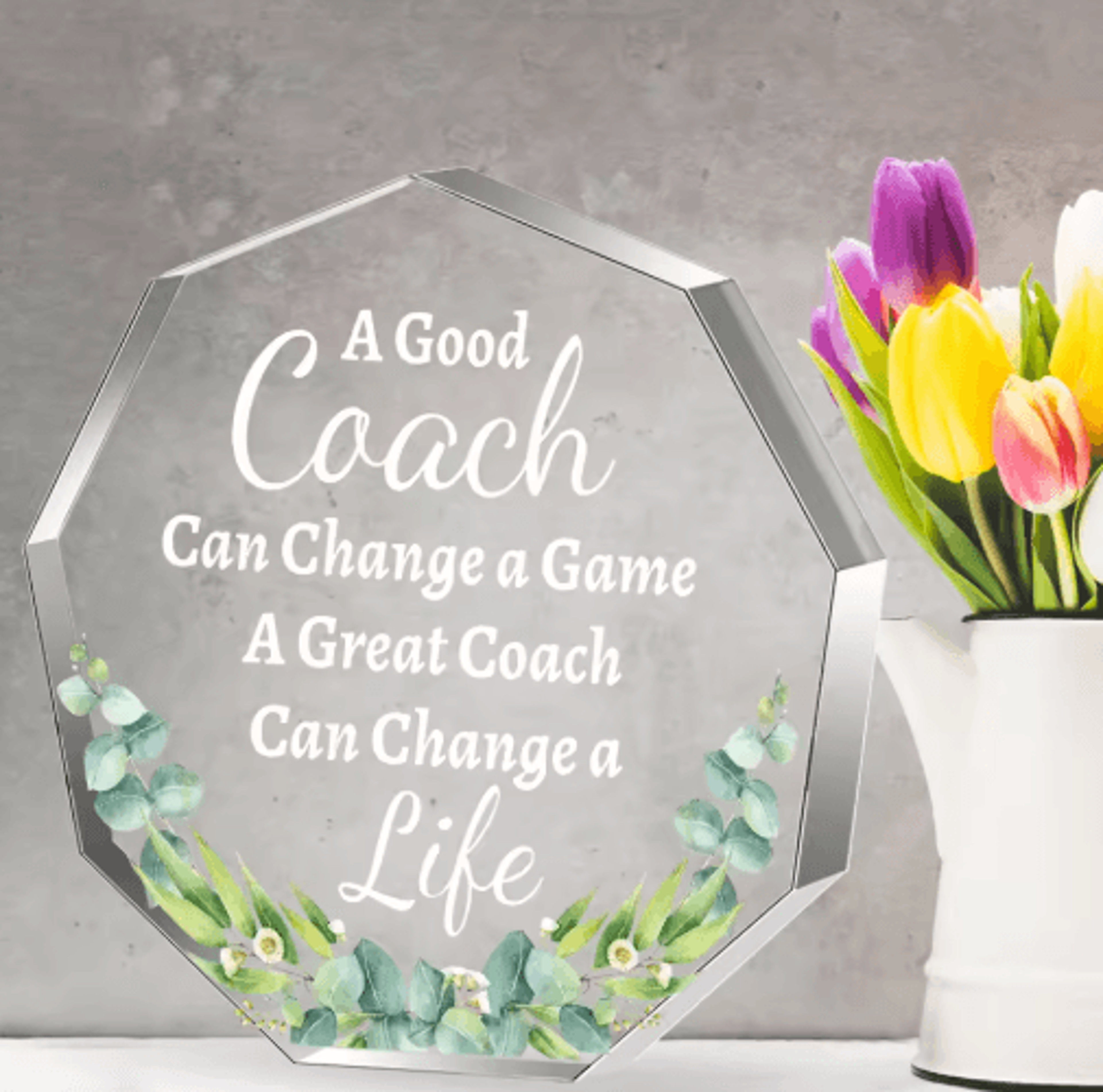 Acrylic Appreciation Thank You Gift Sign For Coworkers  Friends 3