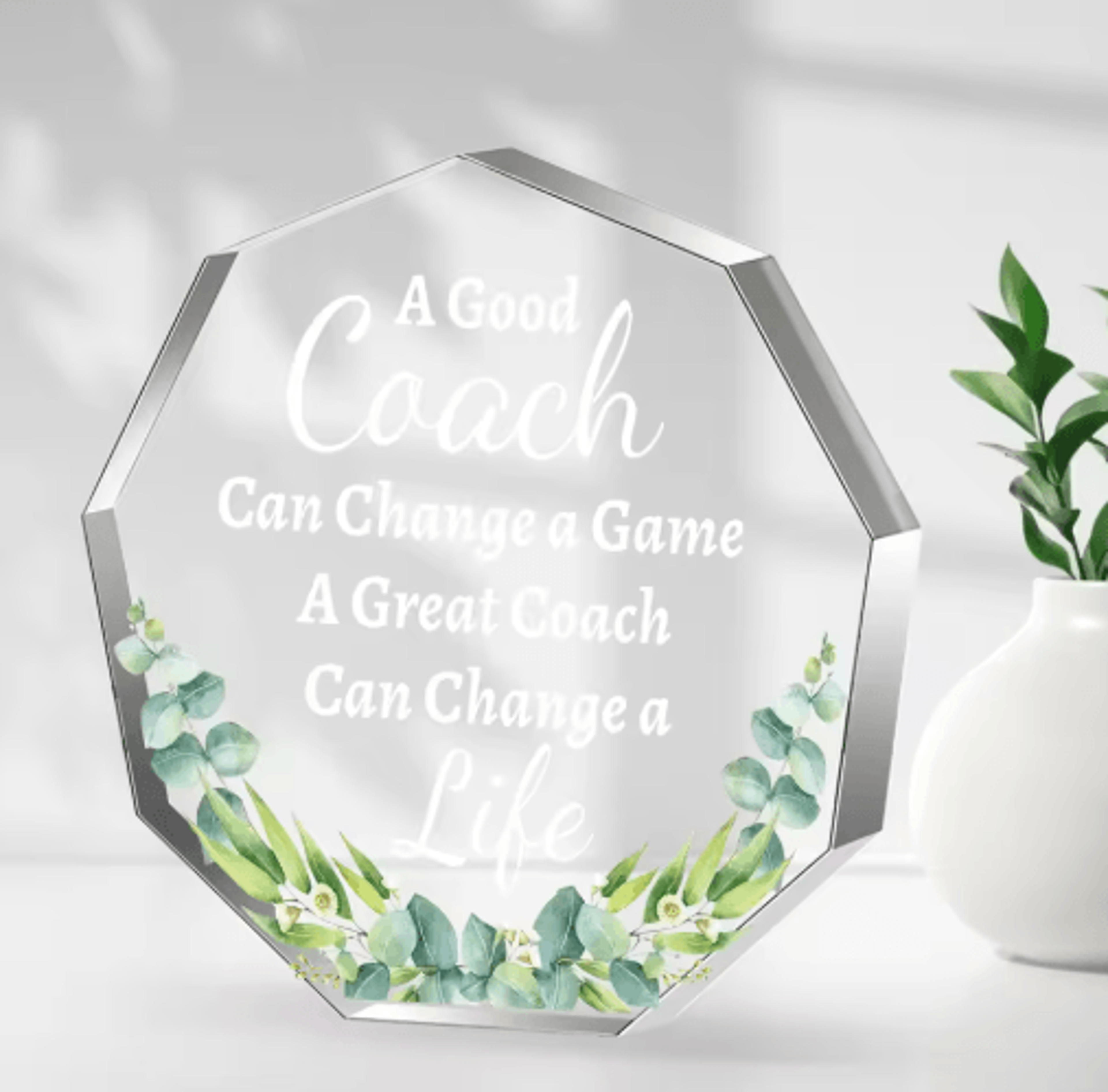 Acrylic Appreciation Thank You Gift Sign For Coworkers  Friends 0