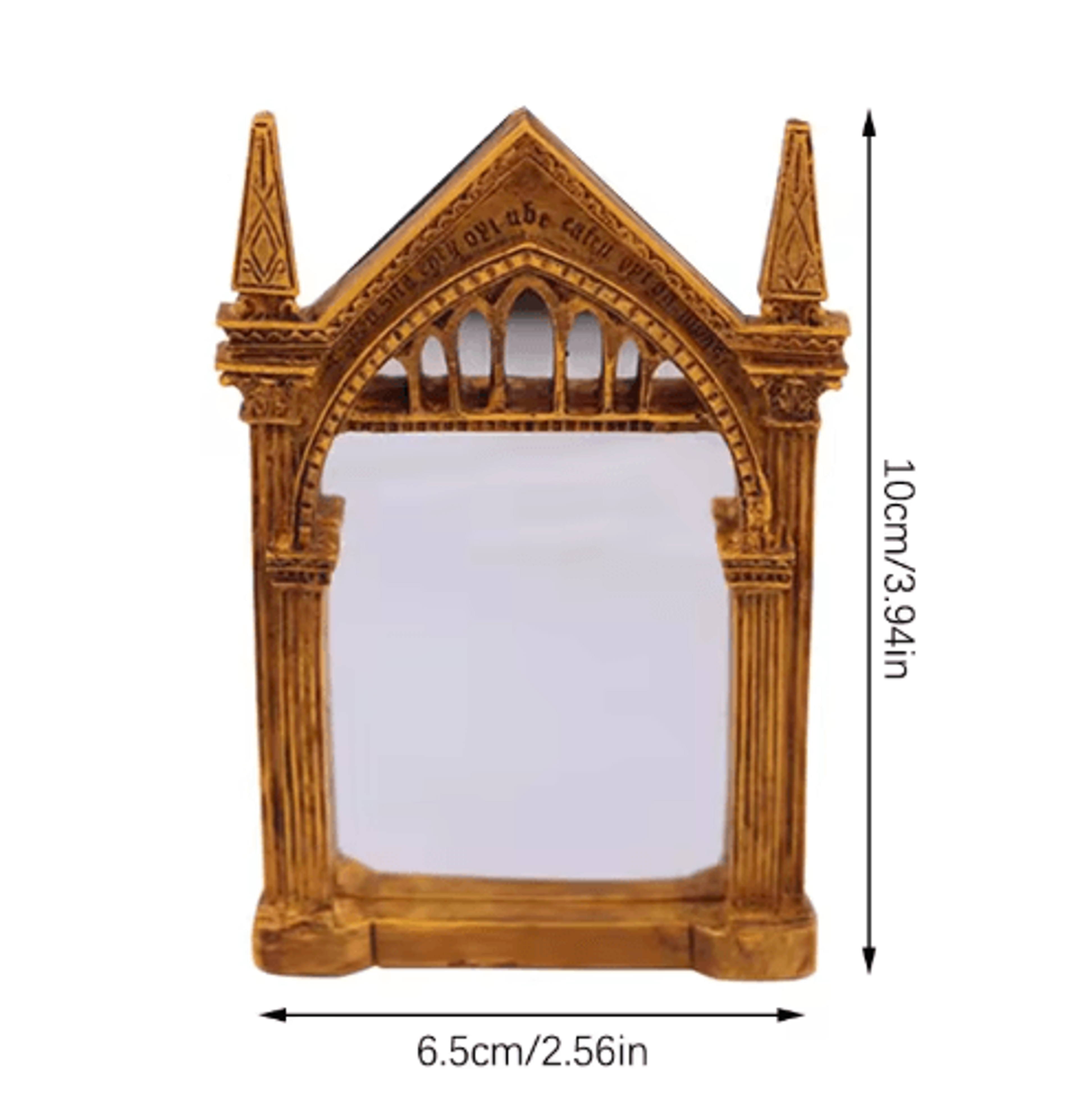 Mirror Of Erised Standing Bookshelf Decor Wizard Home  Fantasy Gift Accent 1