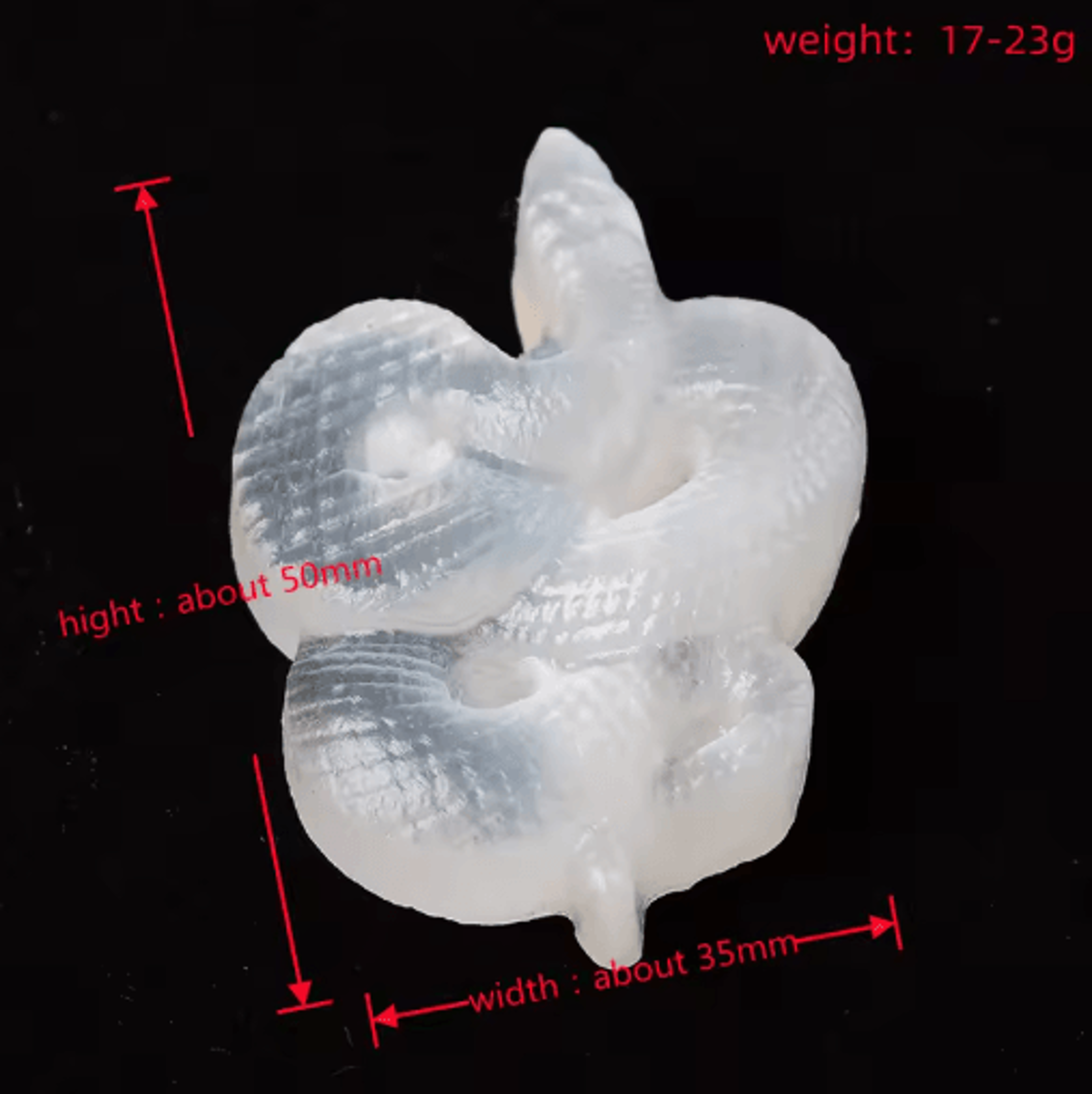 Natural Selenite Snake Crystal Figurine Feng Shui Lucky Animal Home Decor Gift 2