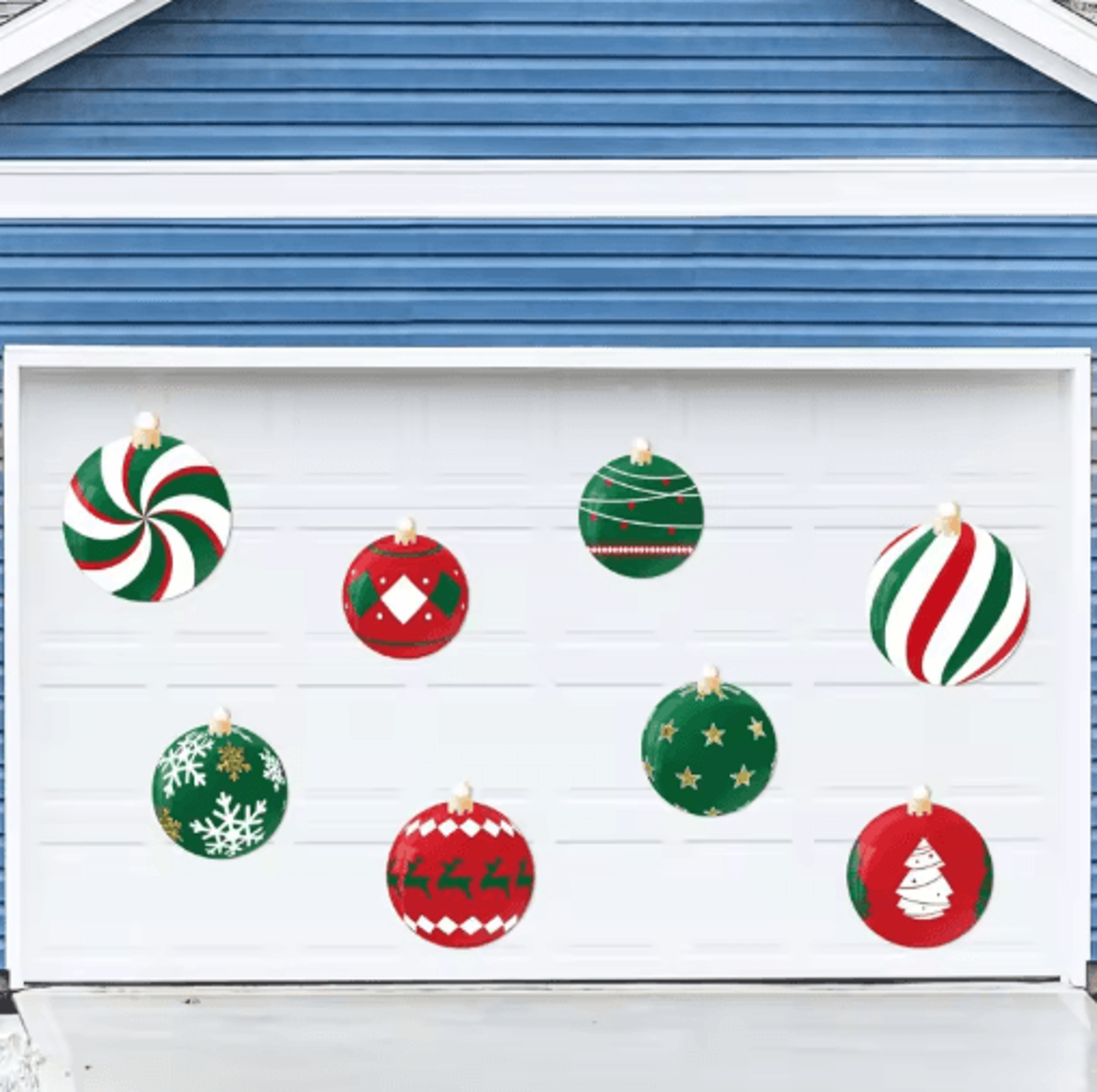 Premium 8Piece Christmas Garage Door Magnets Set  Festive Magnetic Decorations For Home  Holiday 2