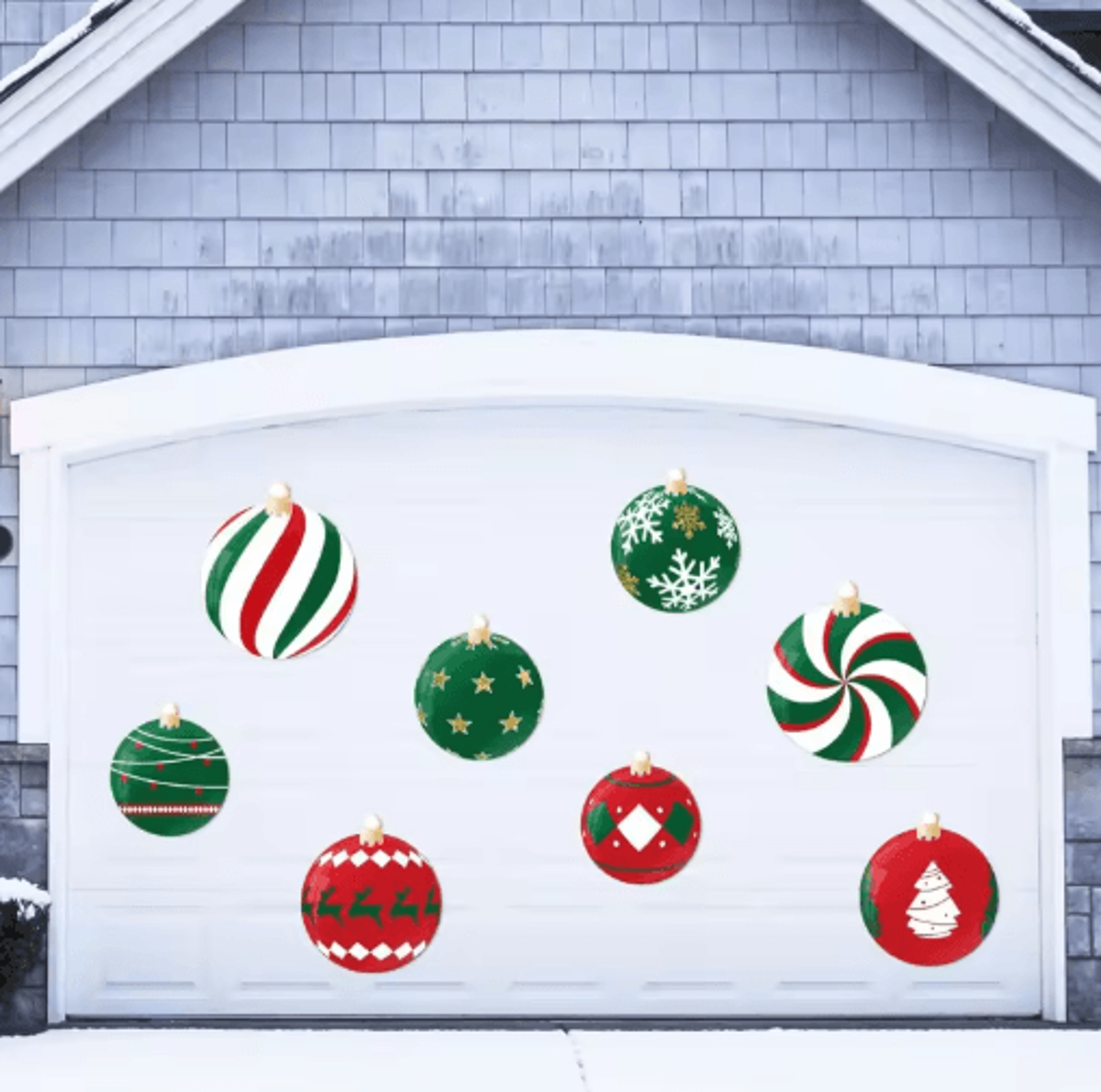 Premium 8Piece Christmas Garage Door Magnets Set  Festive Magnetic Decorations For Home  Holiday 6