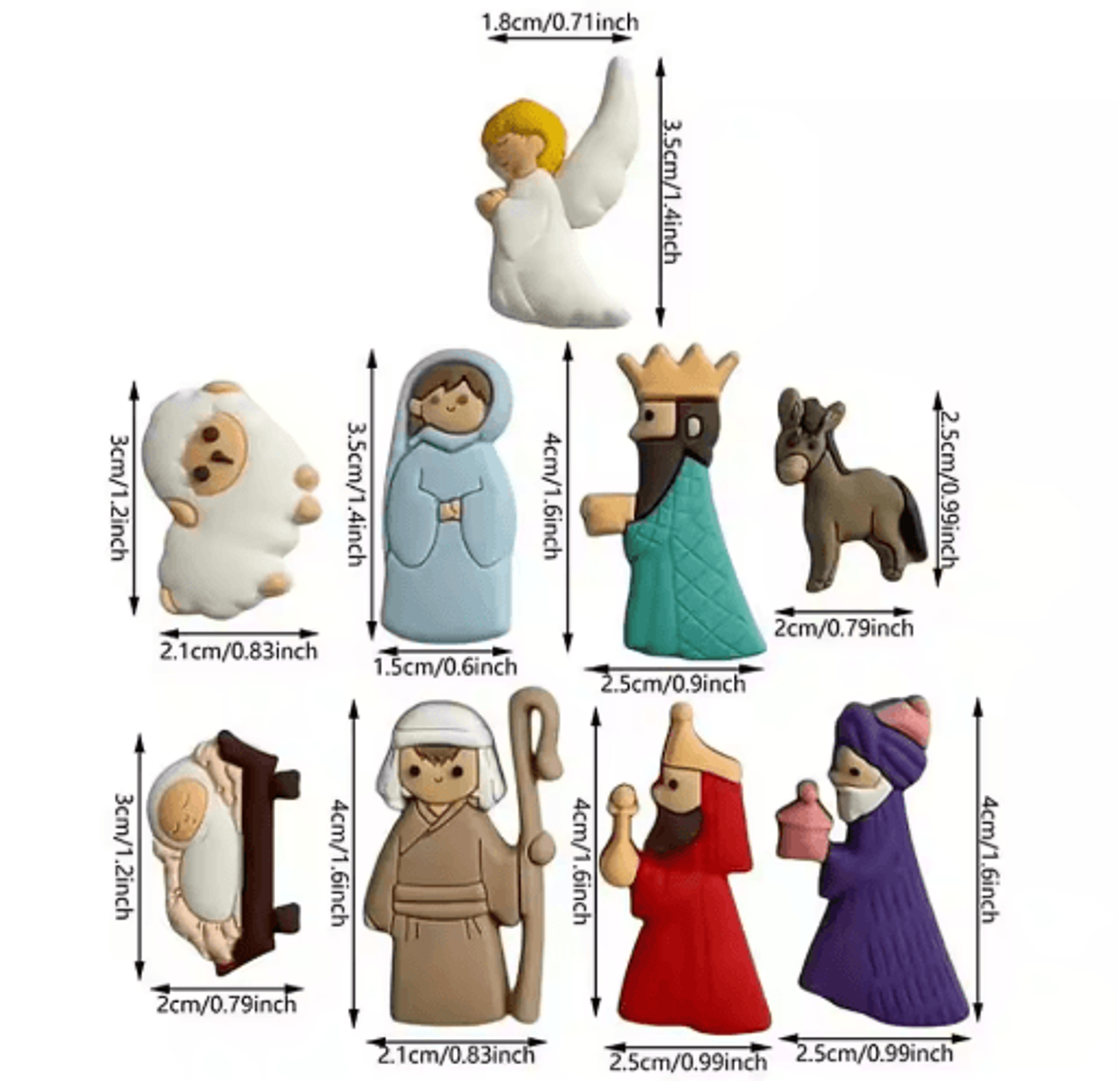 9Piece Jesus Christian Fridge Magnets Set  Religious Christmas Decor For Kitchen  Home 2