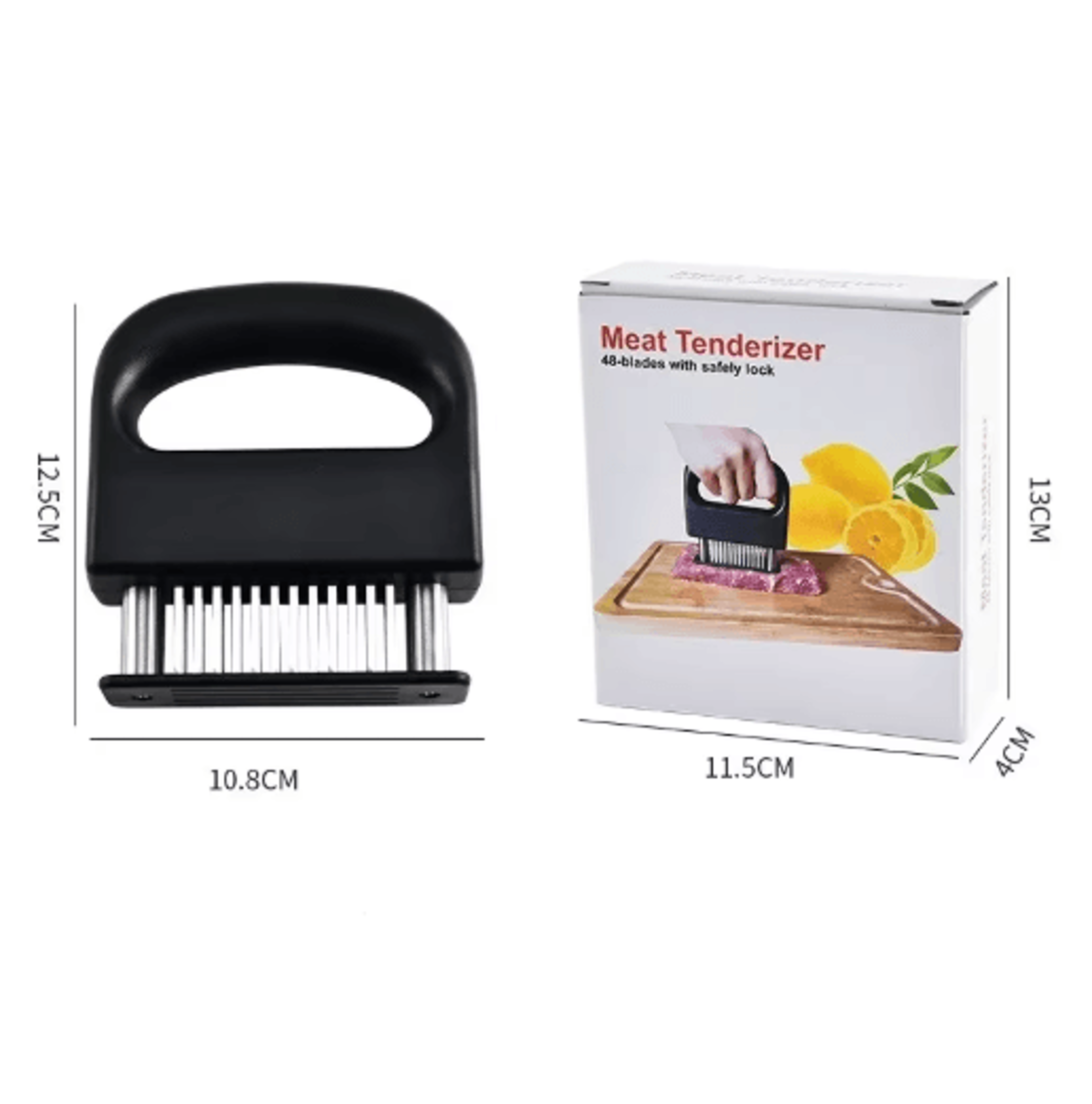 48 Needle Meat Tenderizer Tool For Juicy Flavorful Steaks 5