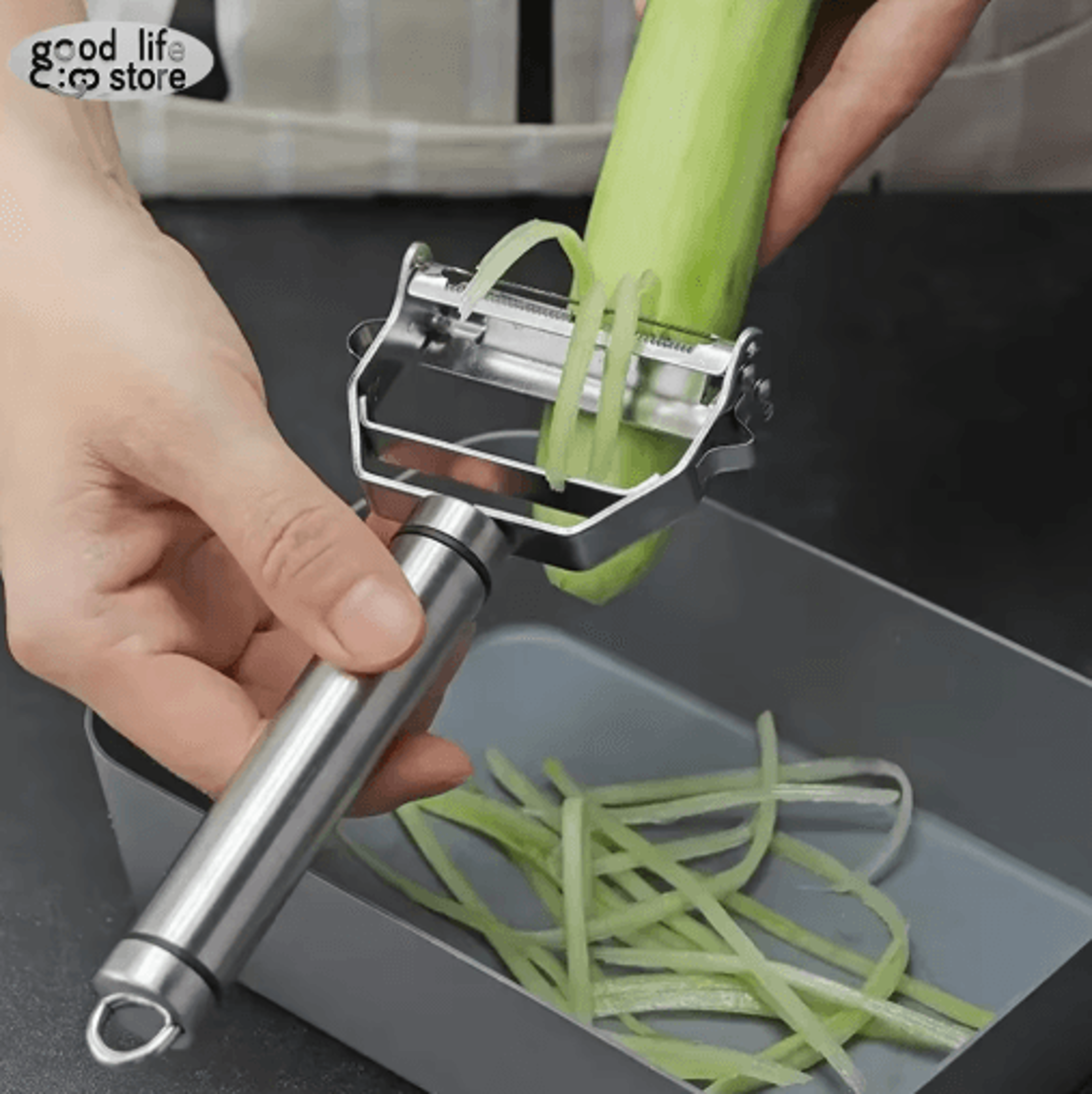 PrepPro 4in1 Stainless Steel Vegetable Grater And Slicer 6
