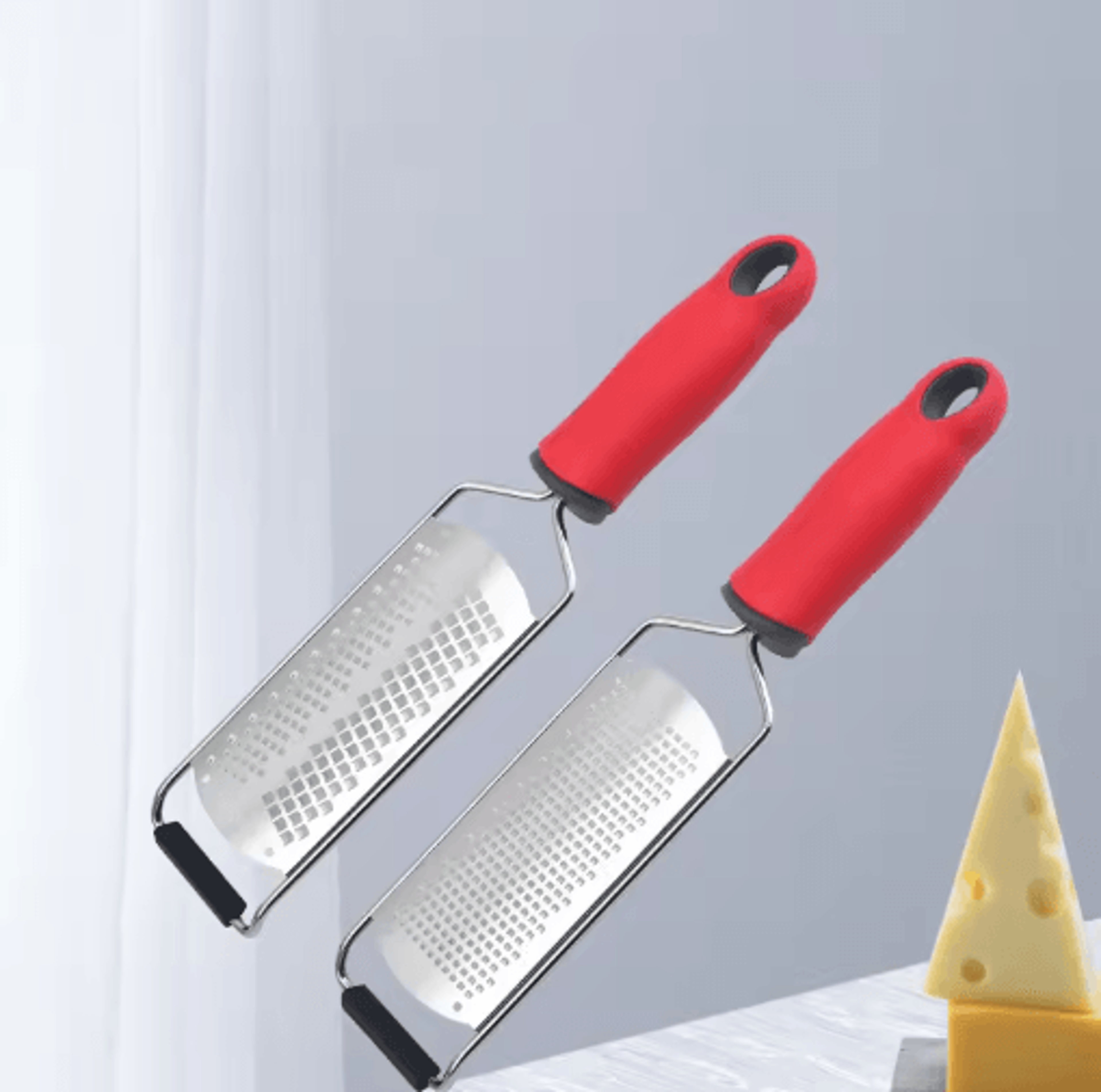 GrindEase Rotary Cheese Grater Mill With Long Handle 6