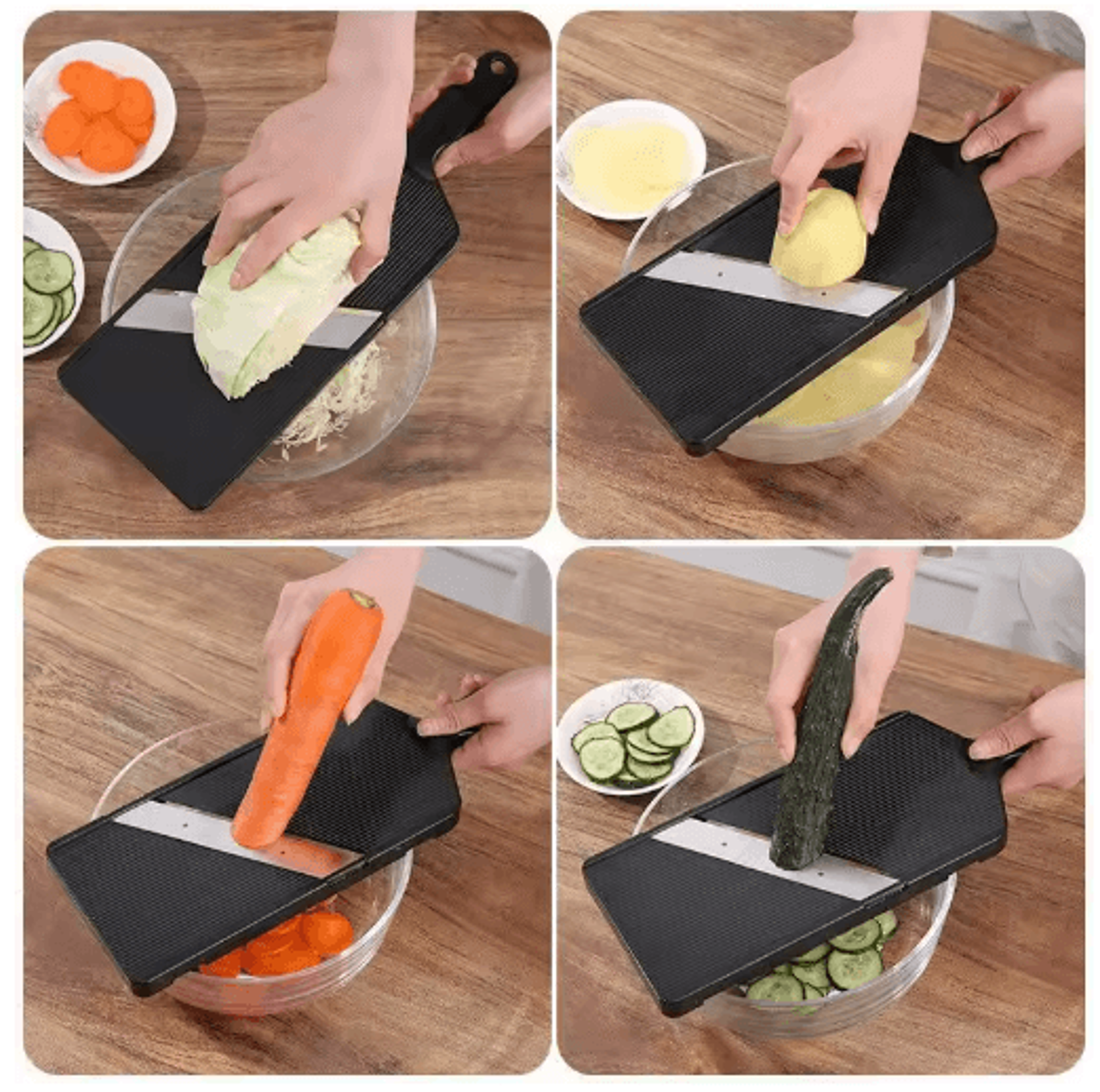 Manual Vegetable Cutter With Stainless Steel Blade  Cabbage Shredder And Fruit Vegetable Slicer 4