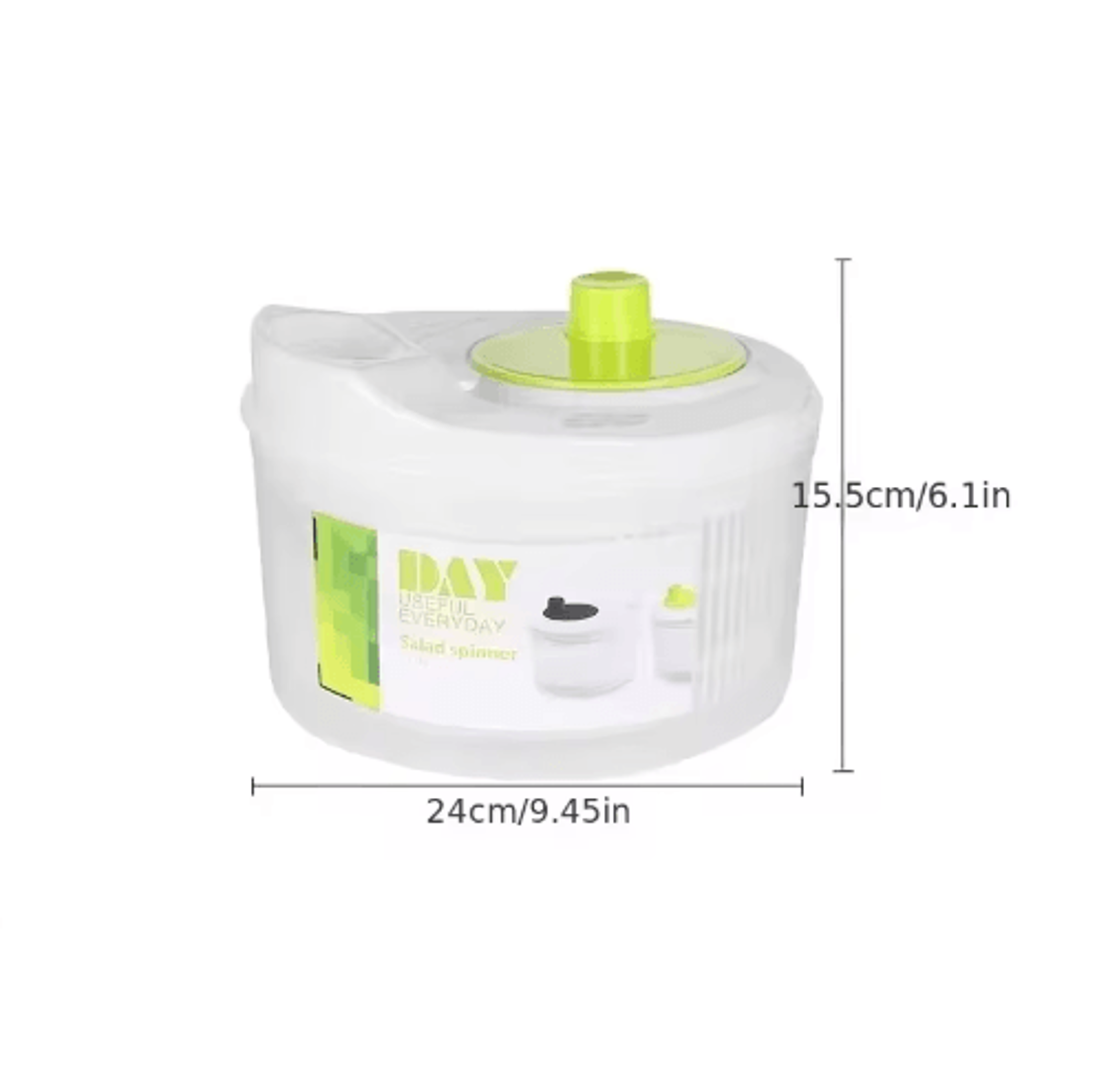 Premium Salad Spinner  Lettuce Washer And Dryer For Fresh Leafy Greens 4