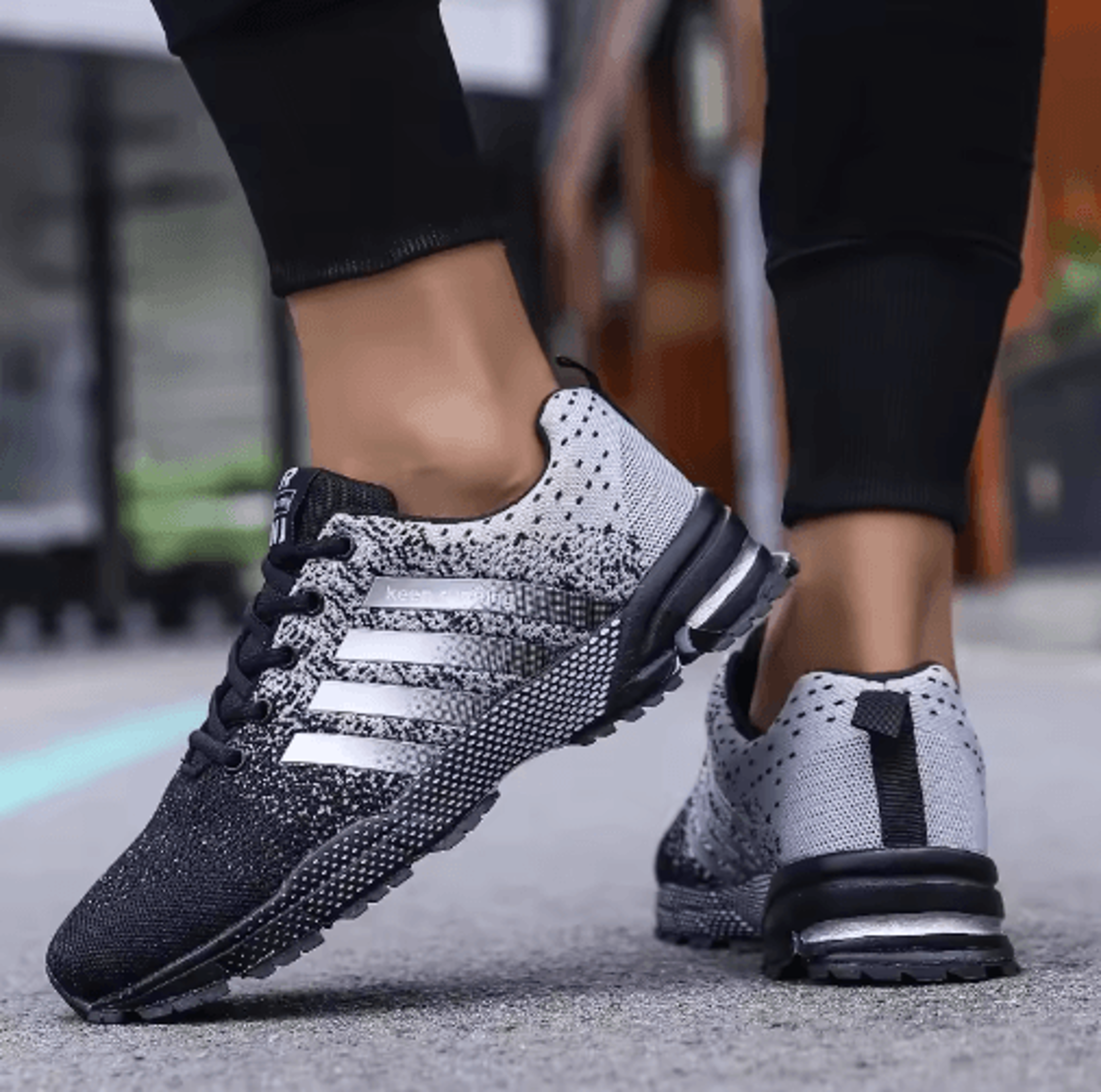 2025 Mens Running Shoes  Breathable Mesh Lightweight Jogging Trainers For Outdoor And Gym 9