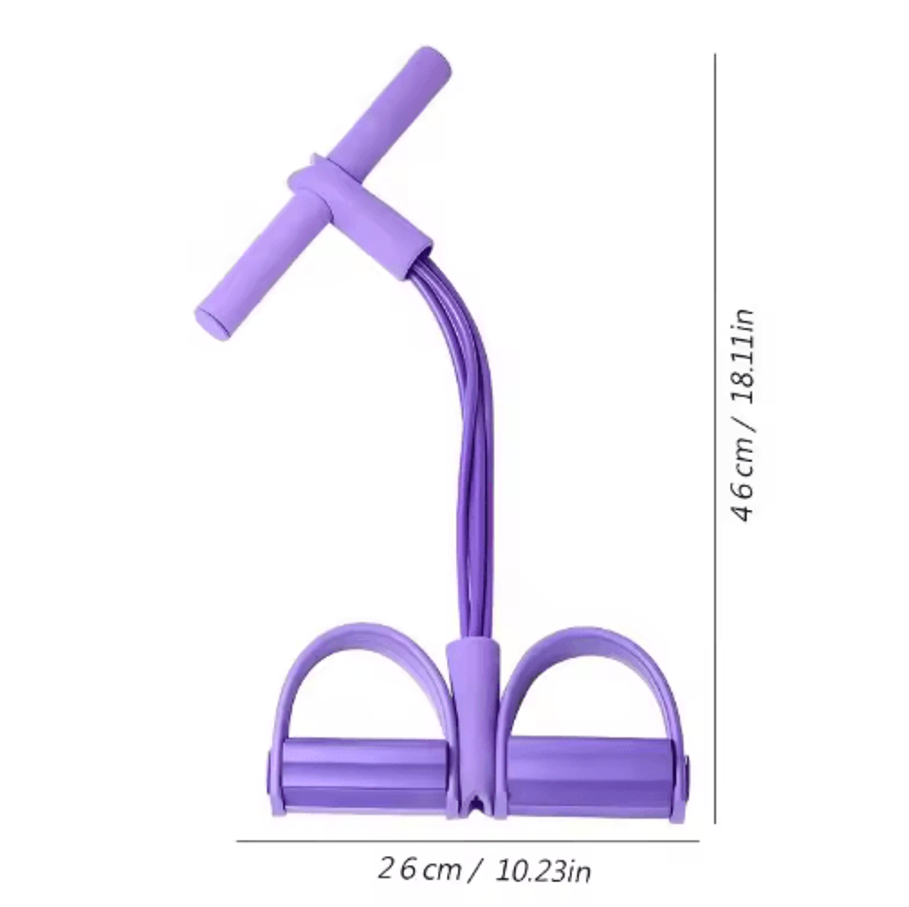 FourTube Pedal Resistance Band  Multi Functional Abdominal Tension Rope For Home Fitness 3