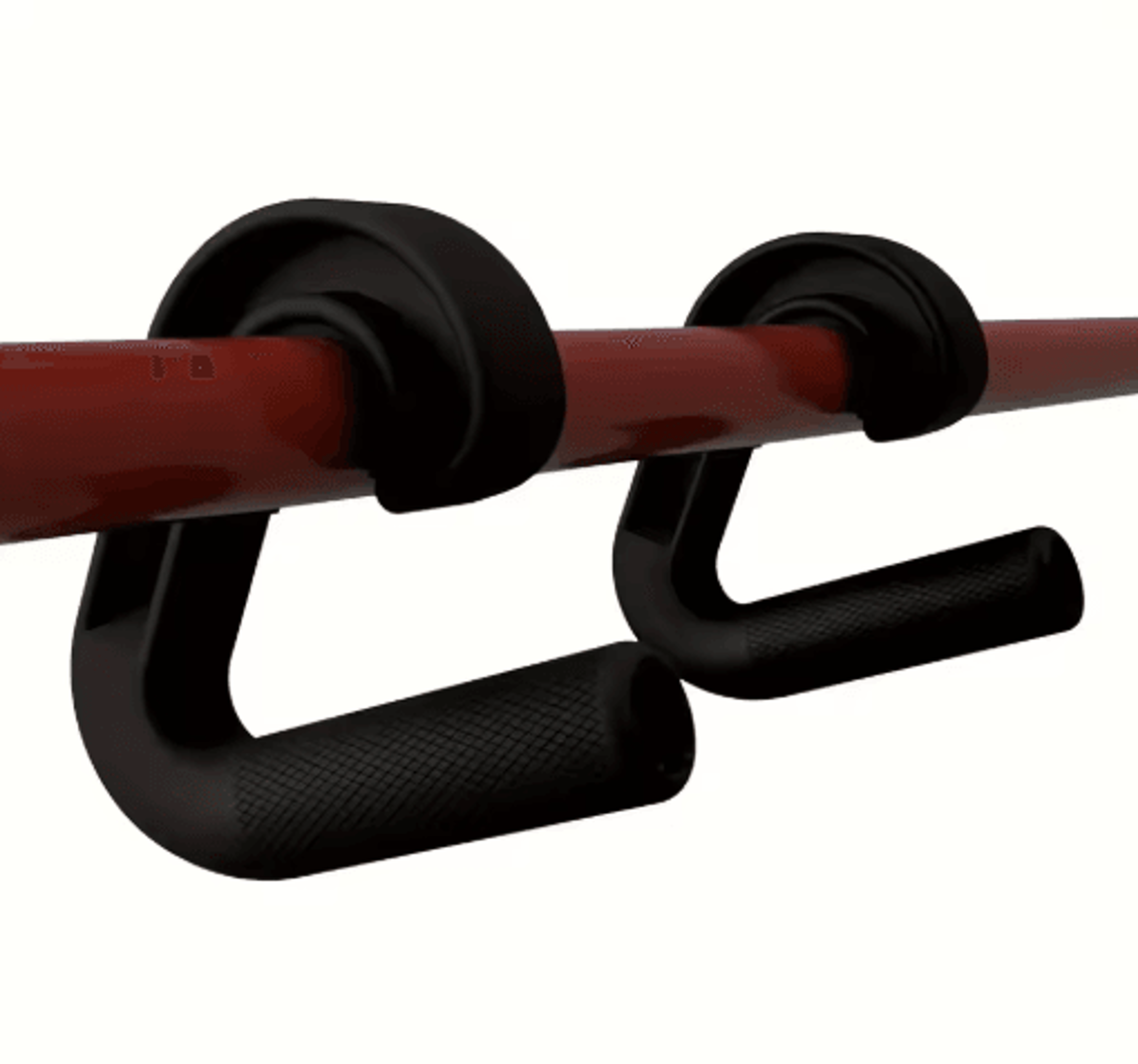 2 PCS Nylon Suspension Grip Handles  Non Slip Lat Pulldown And Cable Machine Attachments 6