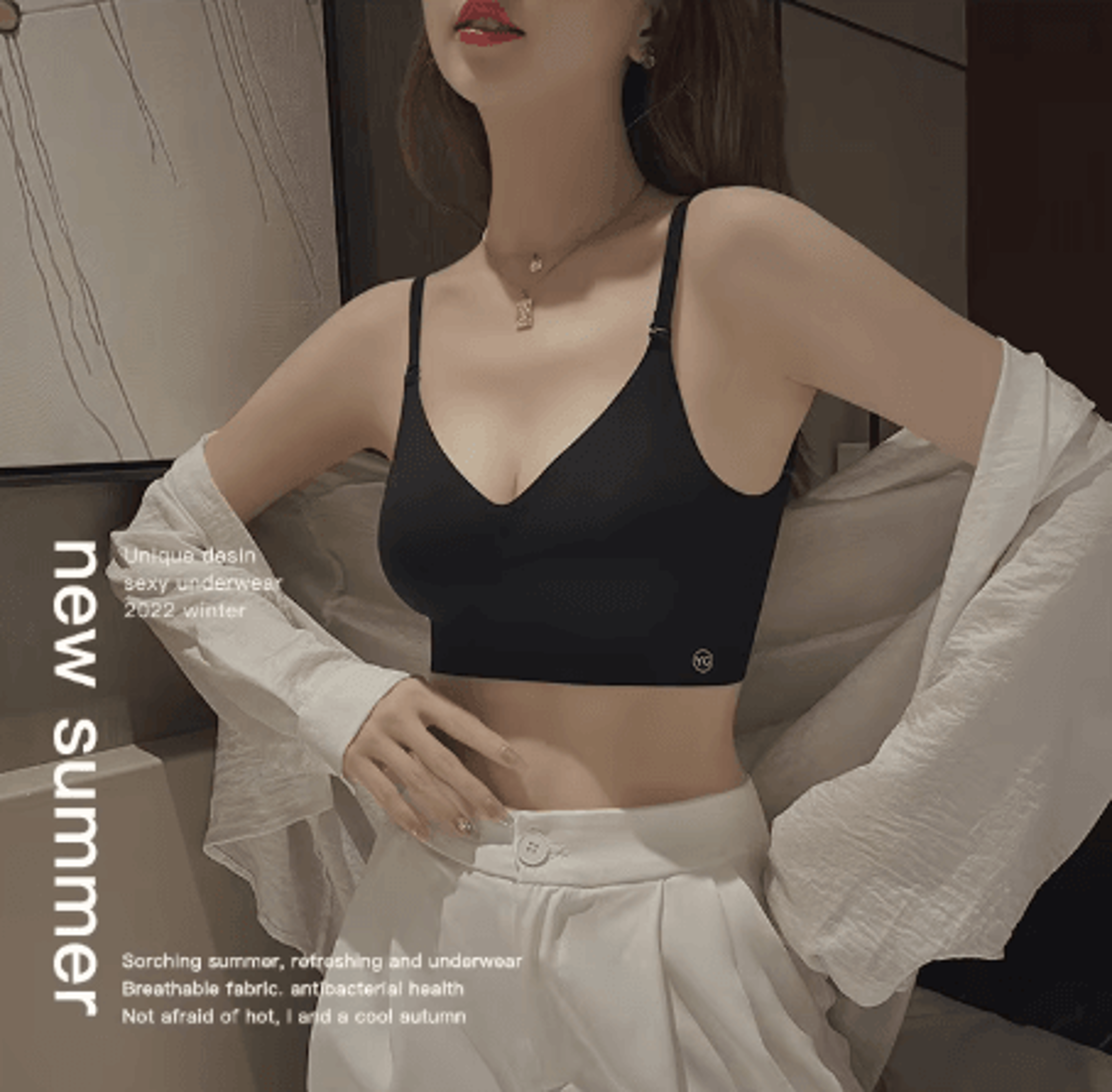 2024 Invisible Push Up Backless Plunge Bra Seamless Open Back Wedding Lingerie 5