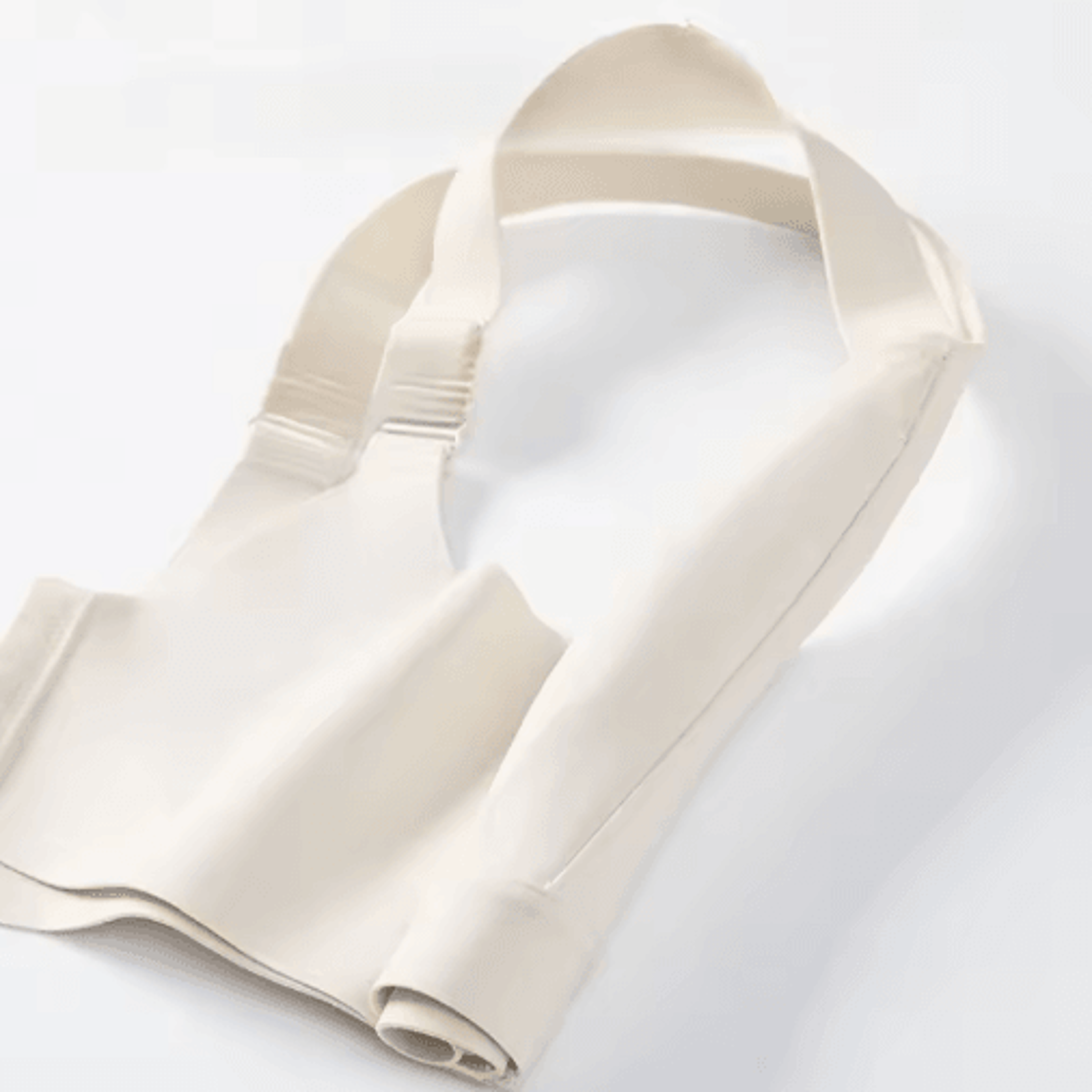 White Full Cup Minimizer Strapless Seamless Bra With Side Control Support 7
