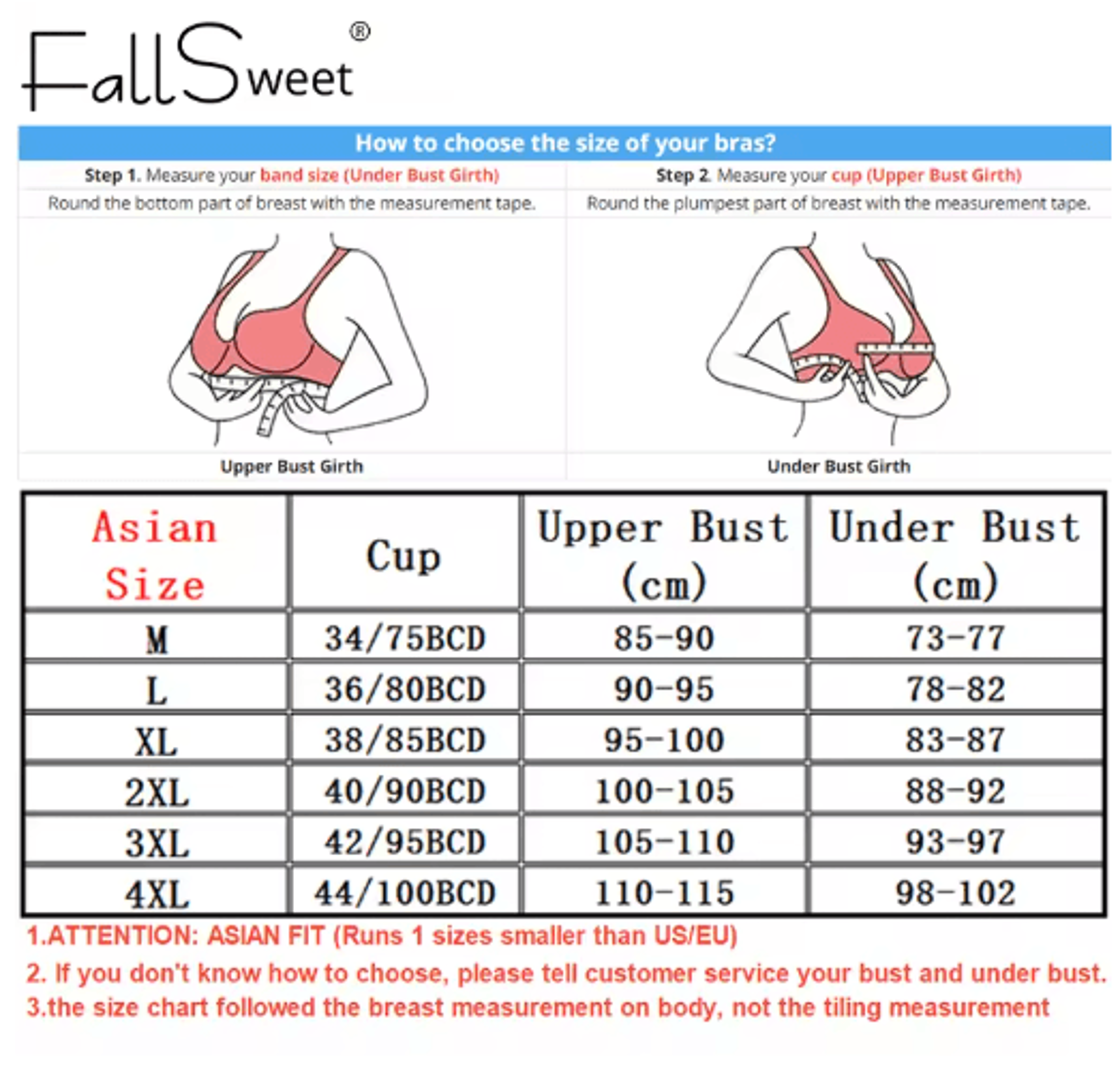 FallSweet 3Piece Wireless Lace Push Up Deep V Bralette Set L5XL 15