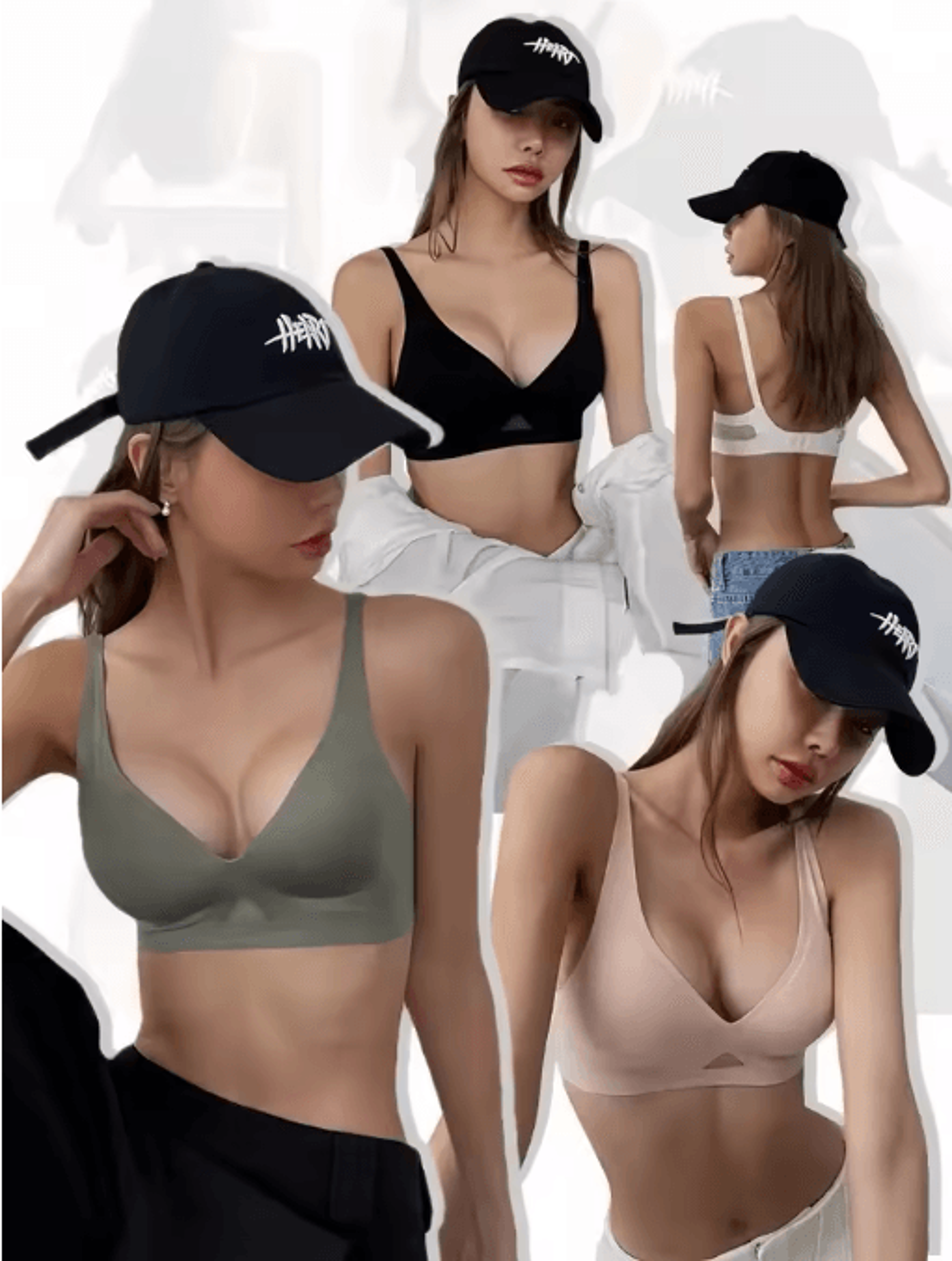 Seamless PushUp Bra With UShape Back And Wireless Support 8