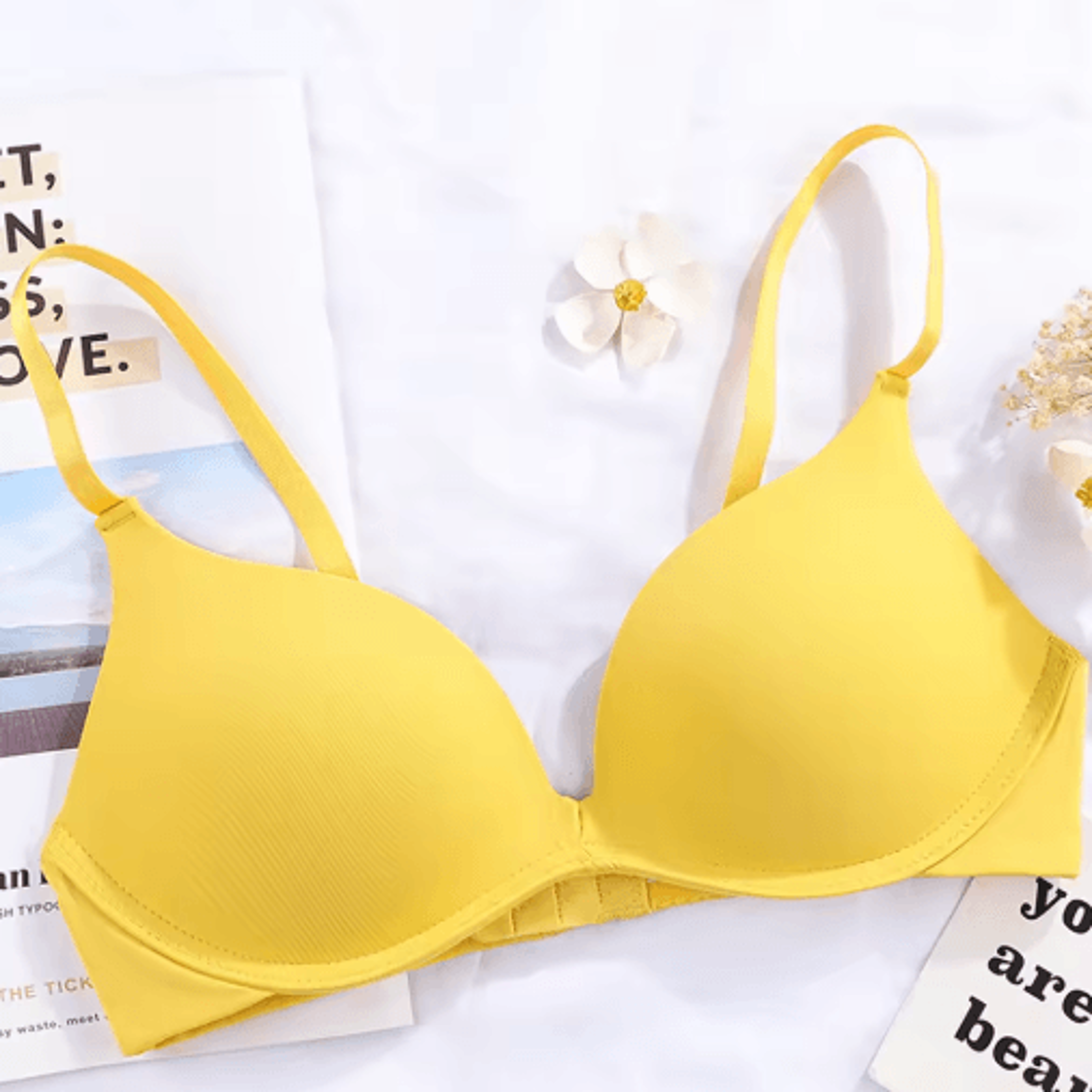 Wireless Gathering Bralette For AAAB Cups With Natural Lift 2