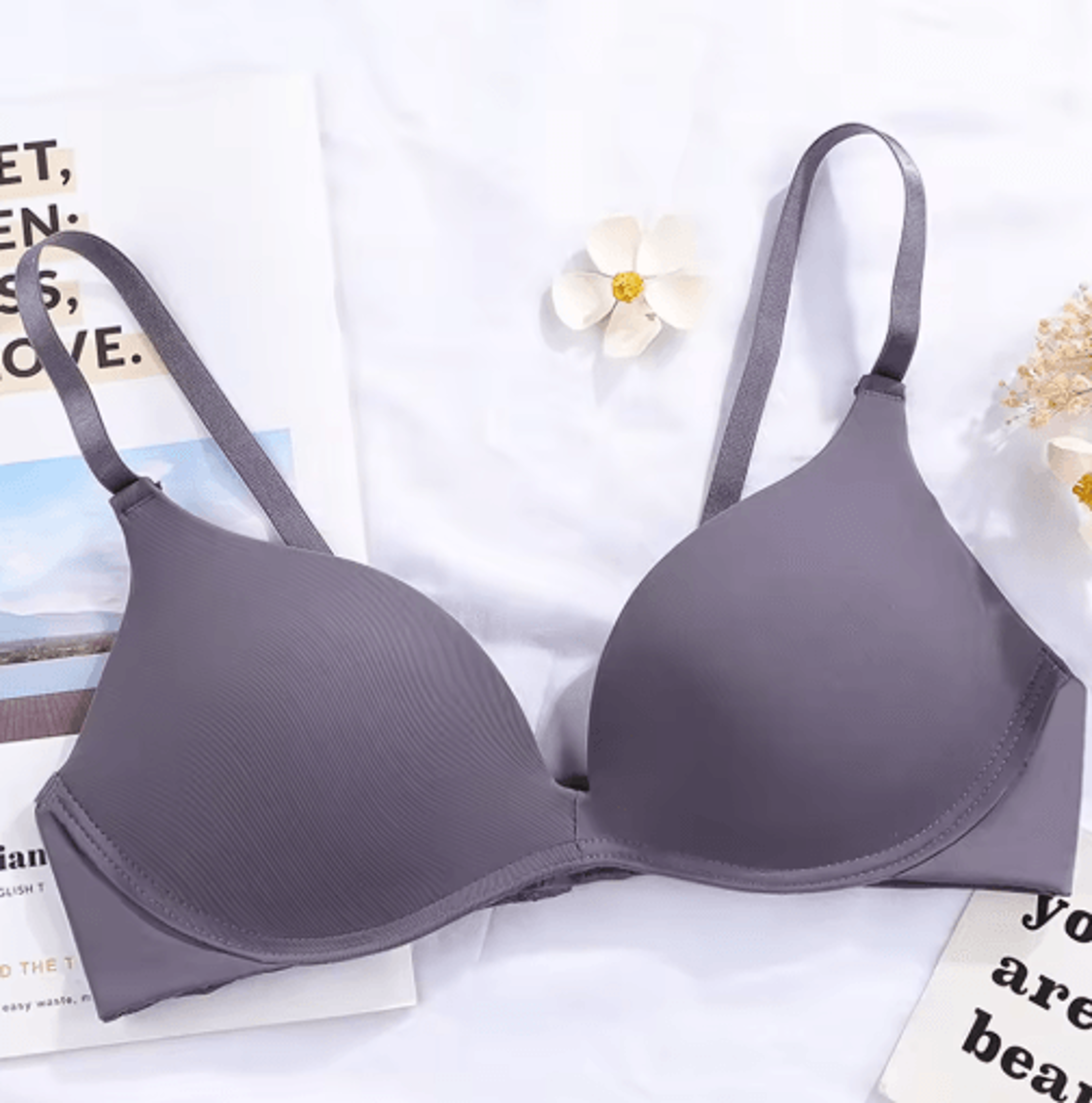 Wireless Gathering Bralette For AAAB Cups With Natural Lift 4
