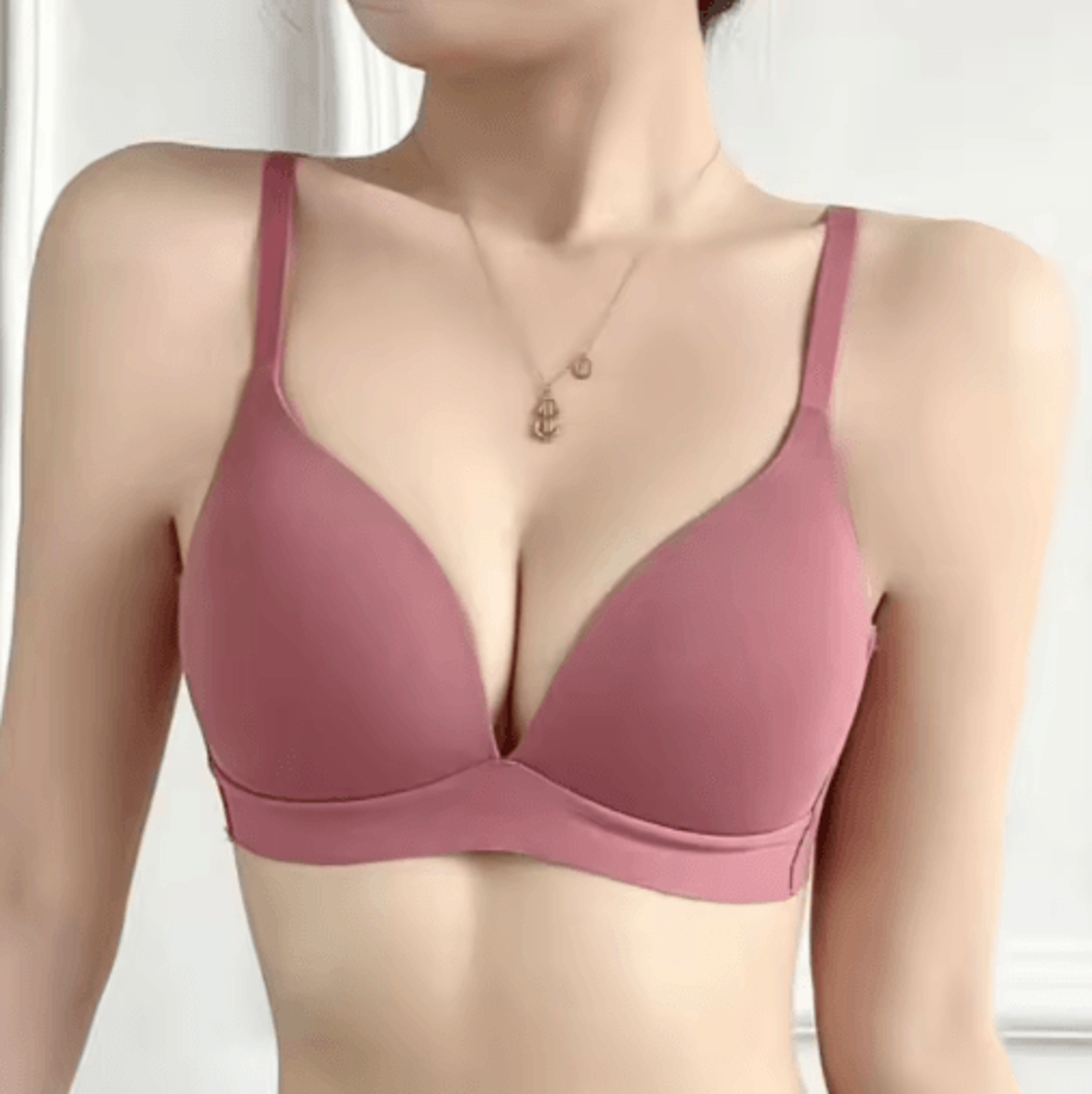 SakuraSmooth Seamless 34 Cup Wireless Push Up Bralette For Women 9