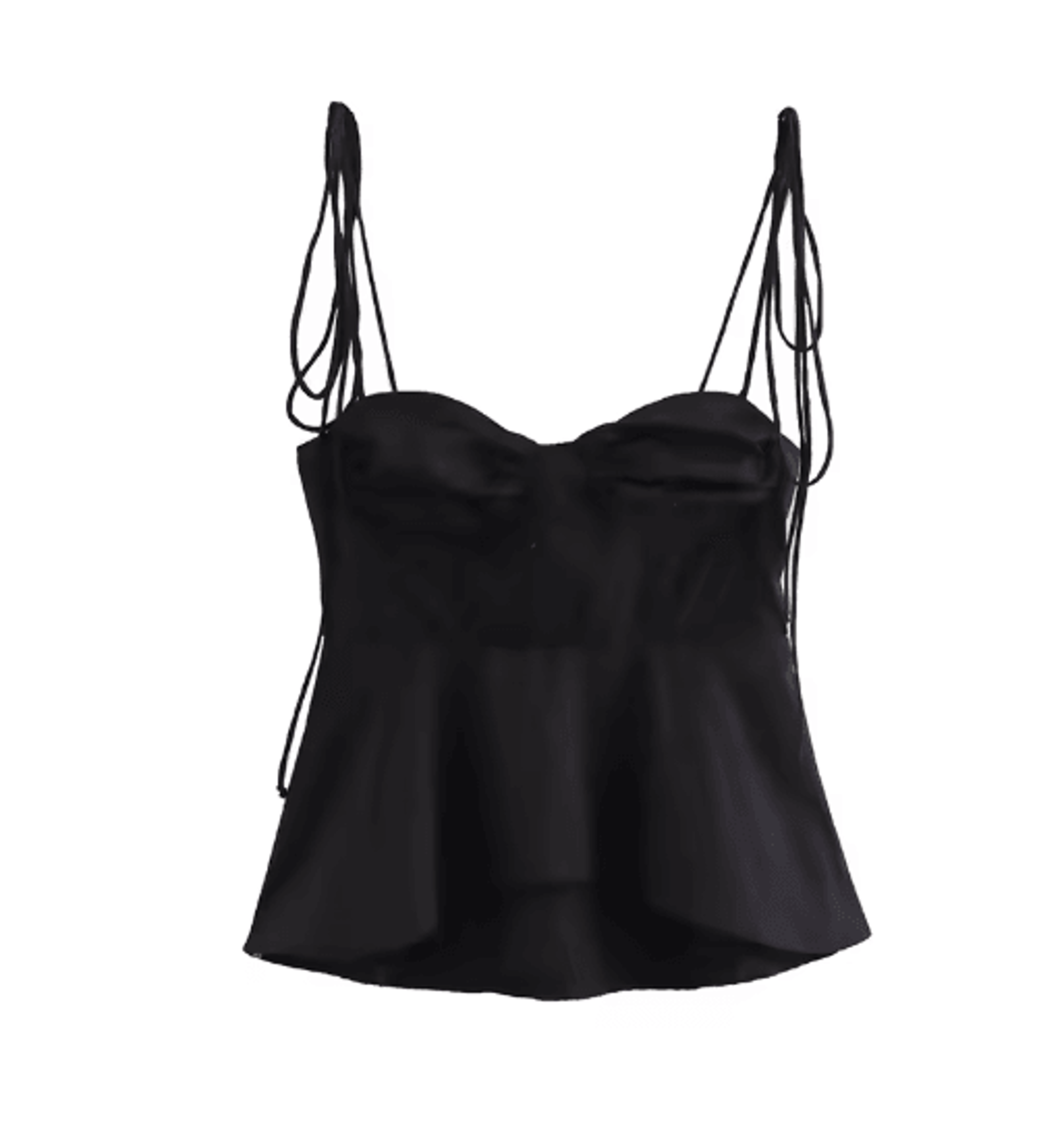 Willshela Pleated Backless VNeck Crop Top  Vintage Chic Thin Strap Summer Essential 2