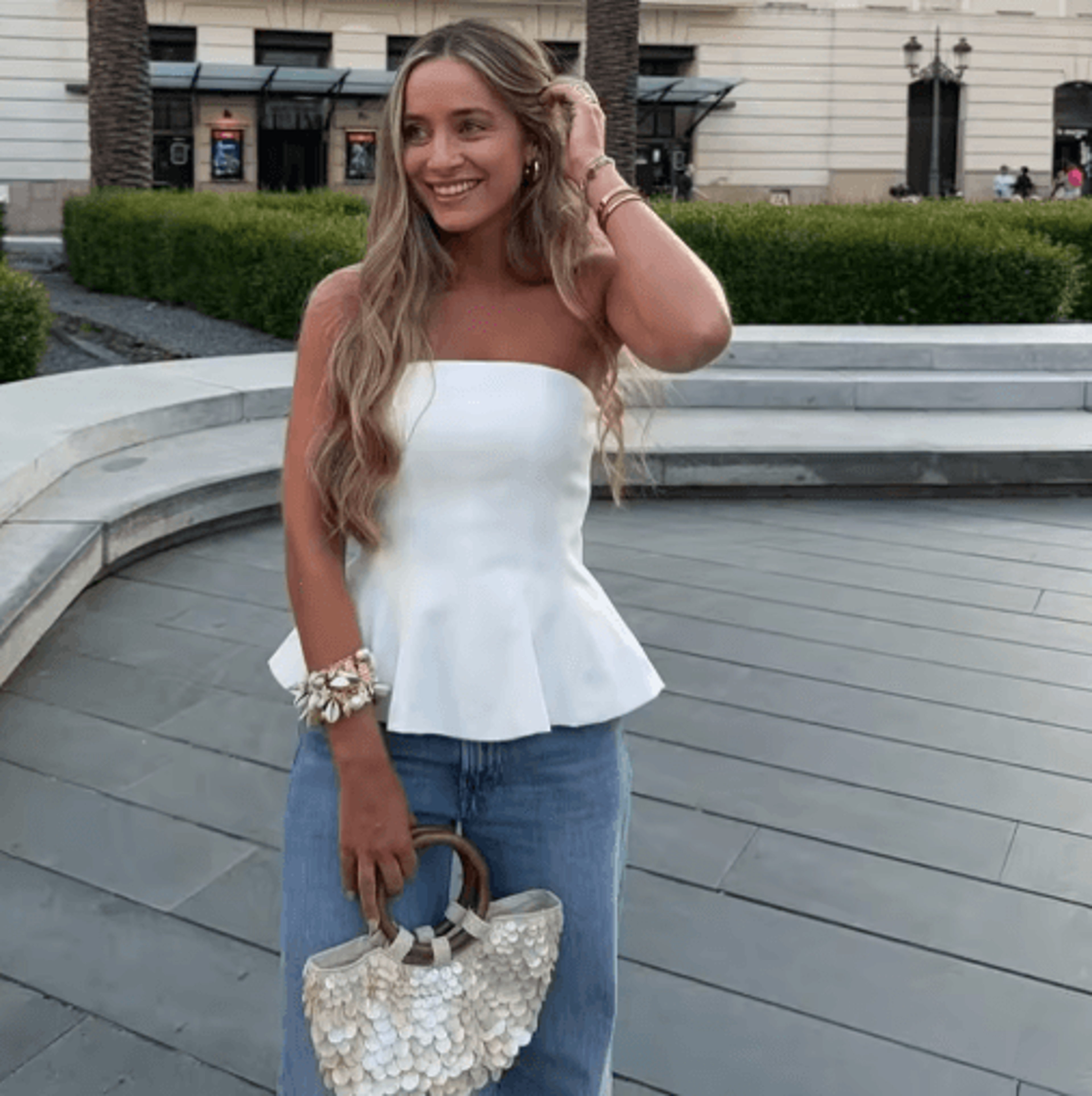 KONDALA Butter Yellow Strapless Ruffle Cami Y2K Summer Streetwear Top 7