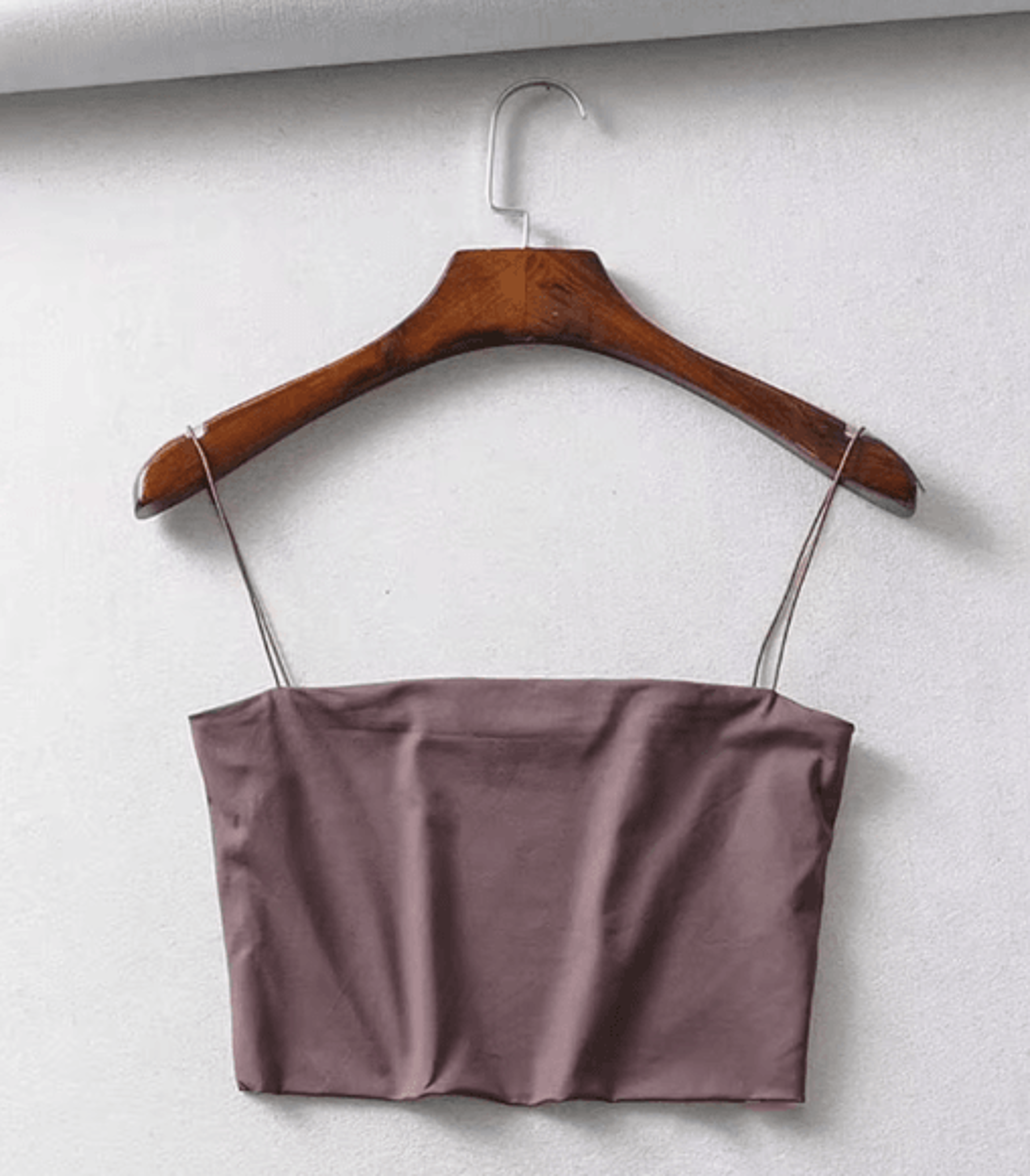 2024 Womens Elastic Cotton Crop Top Sleeveless Summer Cami 2