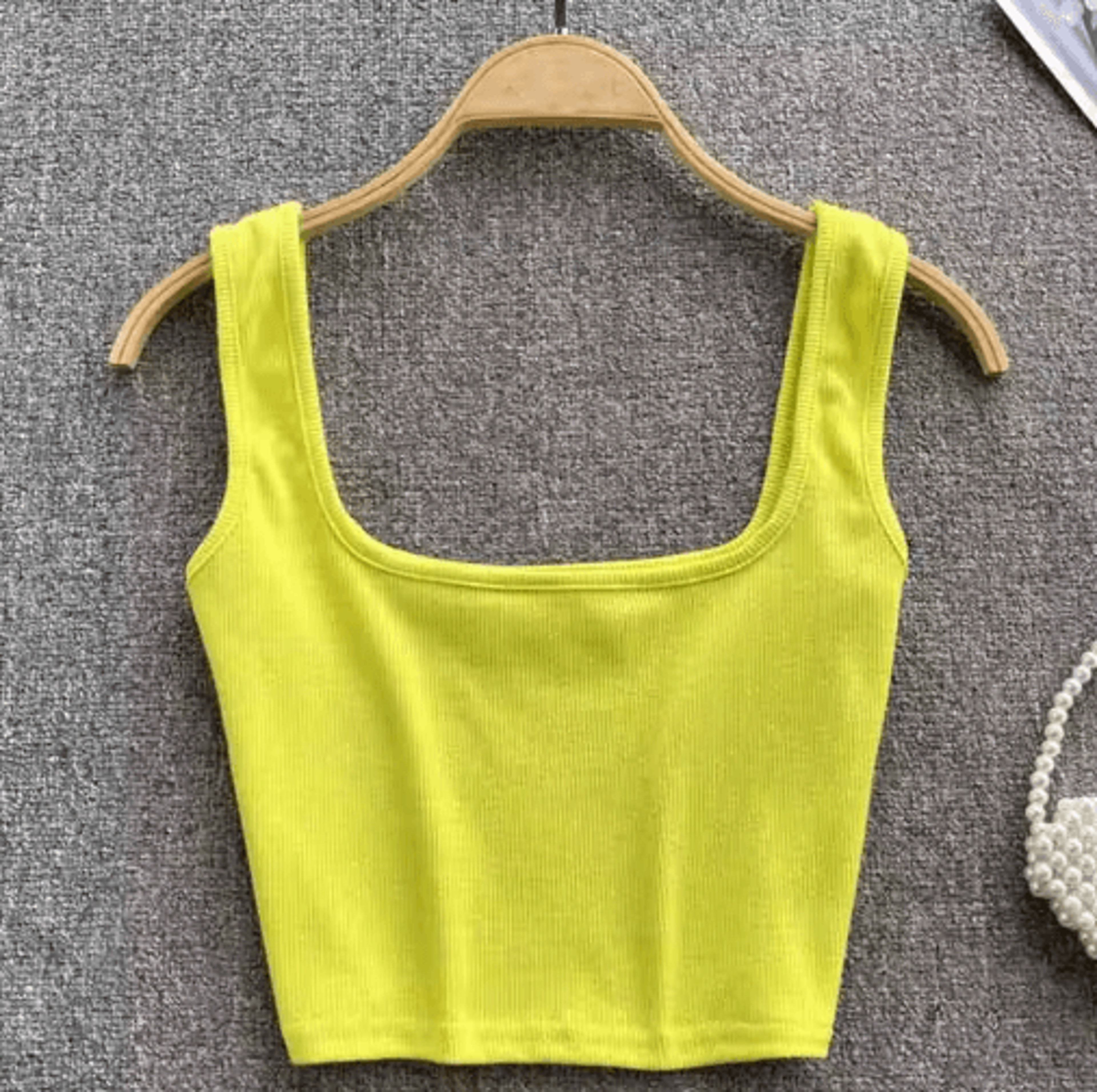 Womens Backless Y2K Crop Top Slim Fit Sleeveless Cami 1