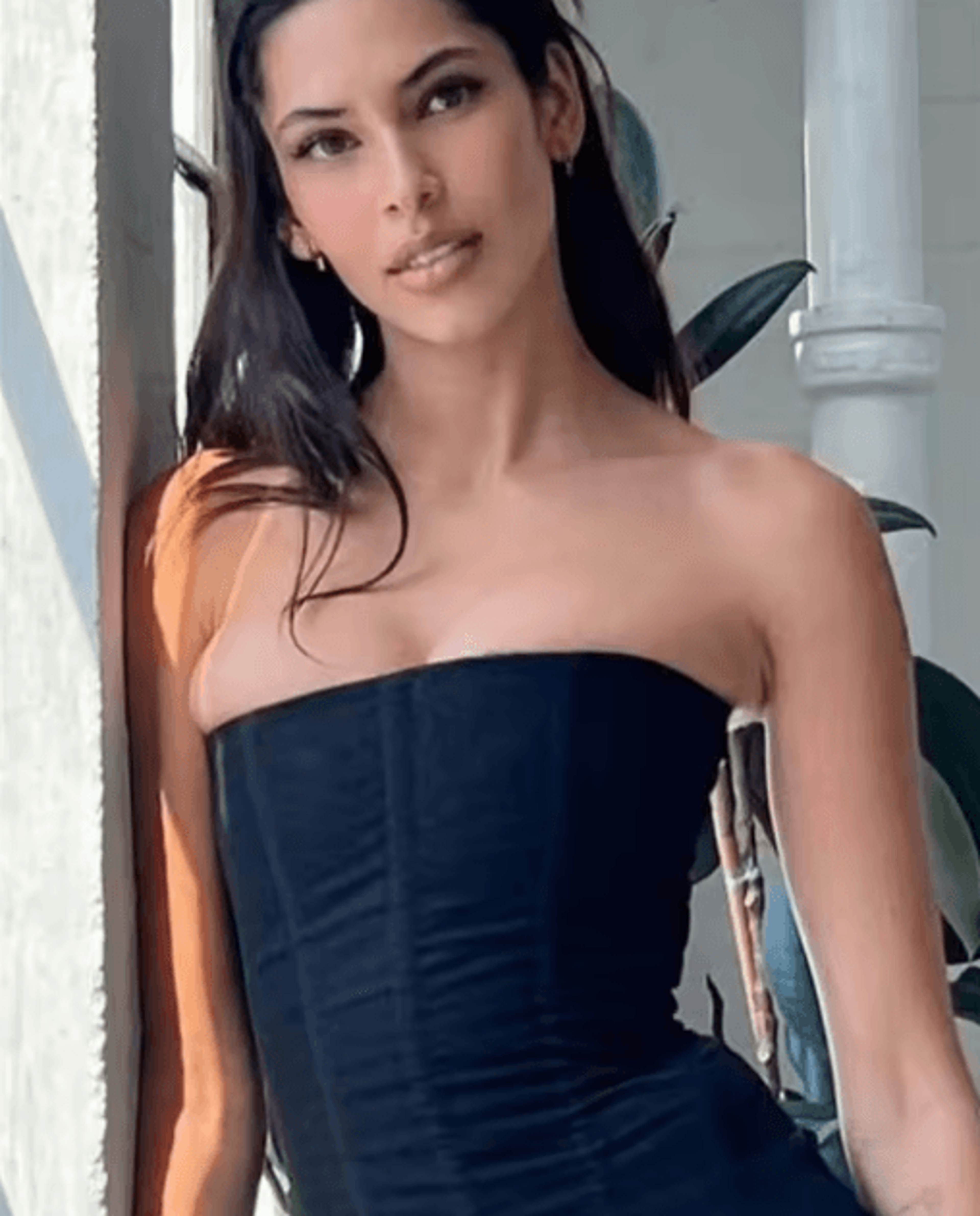 Tossy Mesh Backless Tank Top Strapless Y2K Patchwork Slim Vest 2