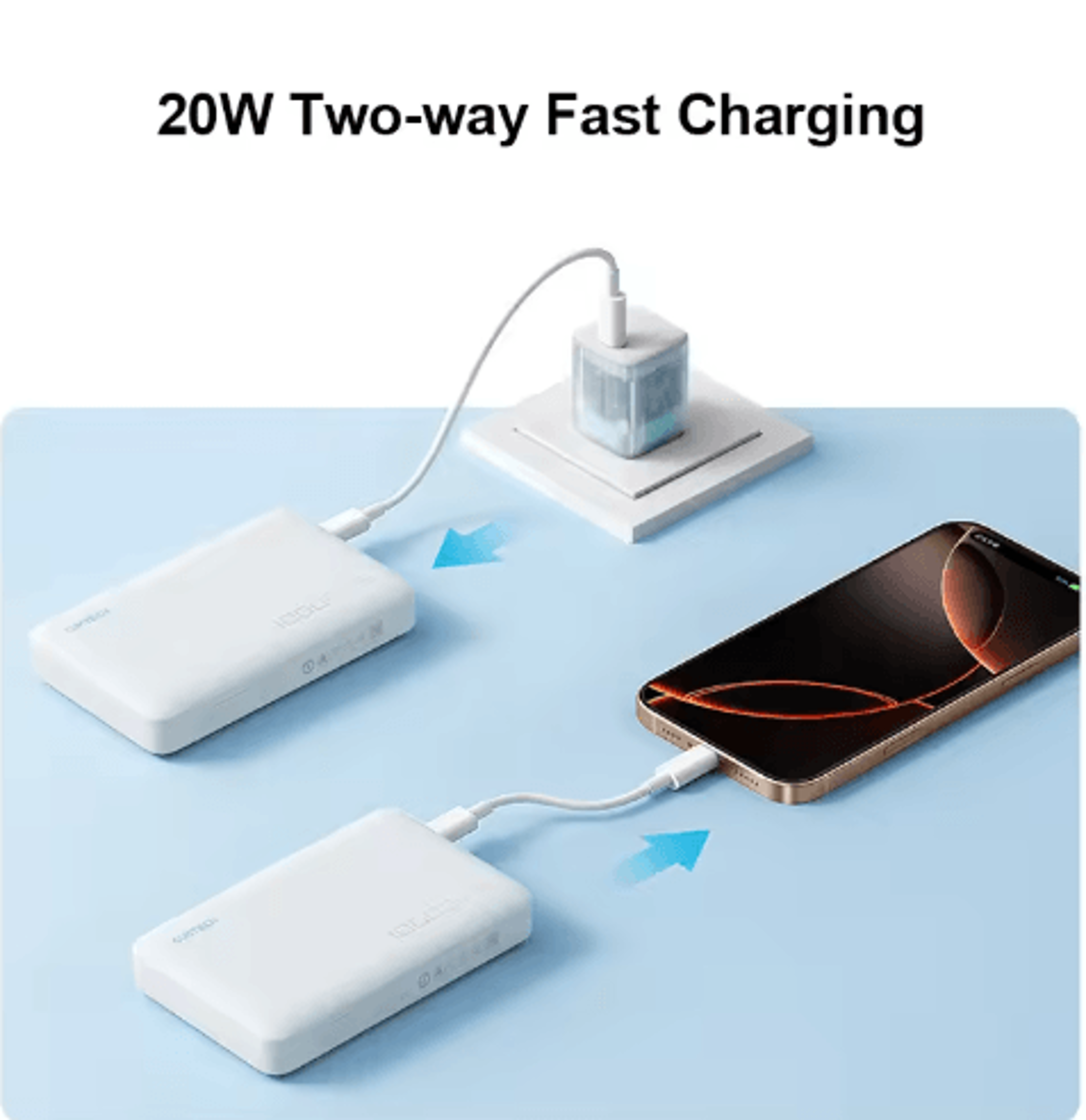 CUKTECH WPB100N Magnetic Power Bank 10000mAh With Charging Base And 75W Wireless Charging 6