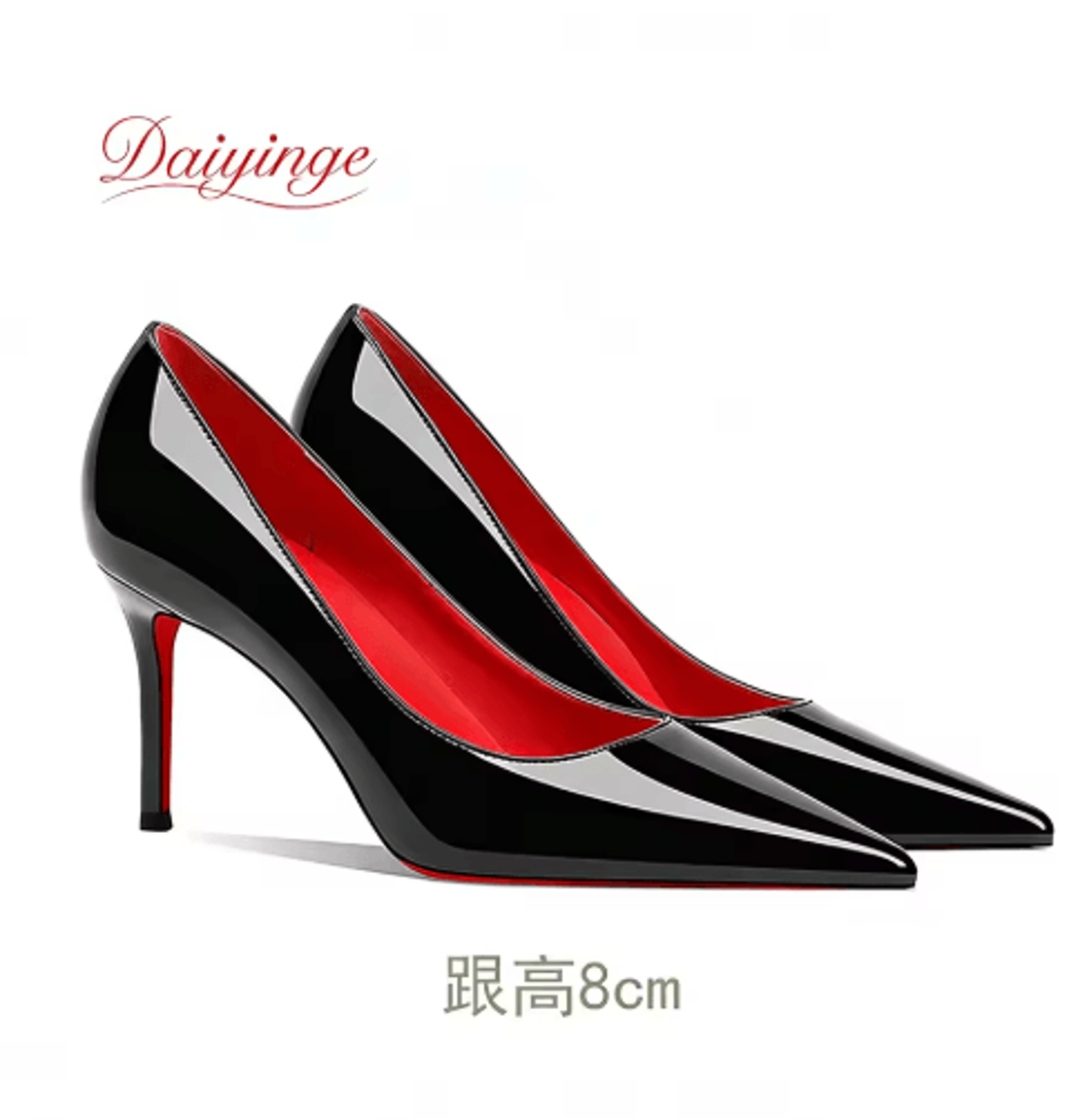 2026 Luxury Red Bottom 12CM Pointed Toe Stiletto Pumps For Party And Wedding 6