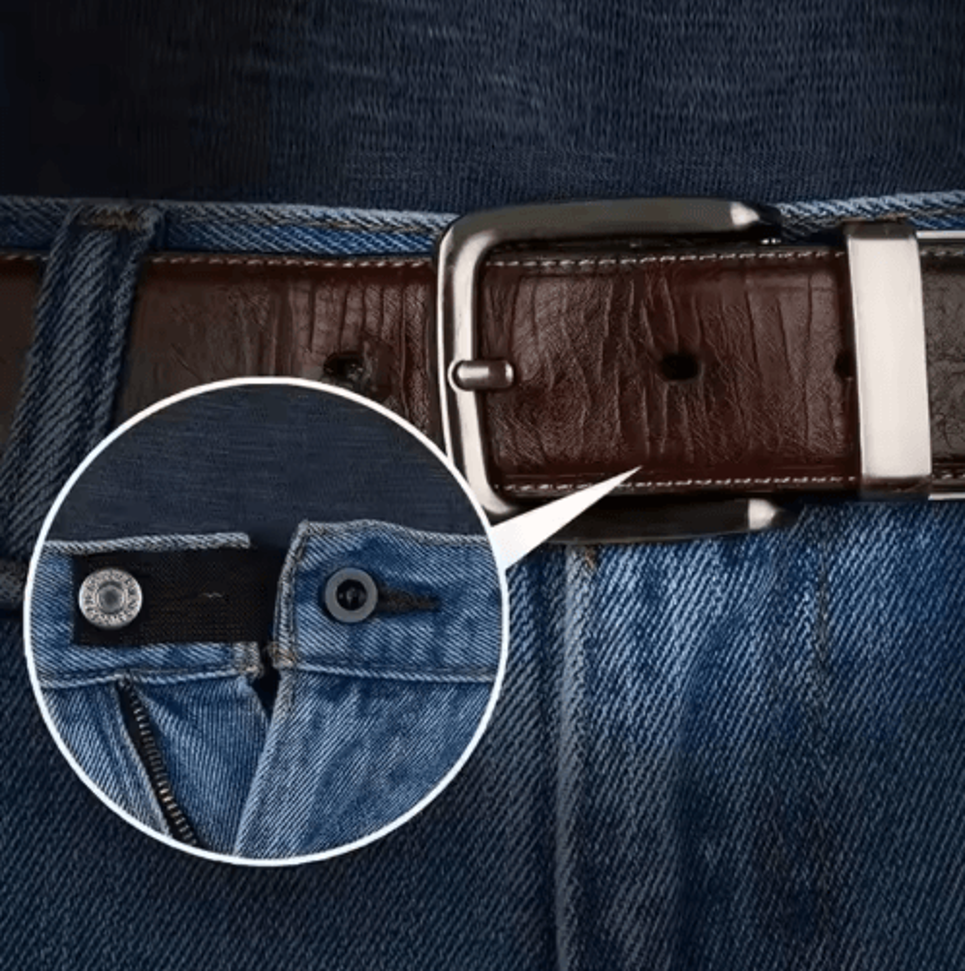 5PCS Adjustable Pants Waist Extender Set  Unisex Jeans  Maternity Button Hooks 3