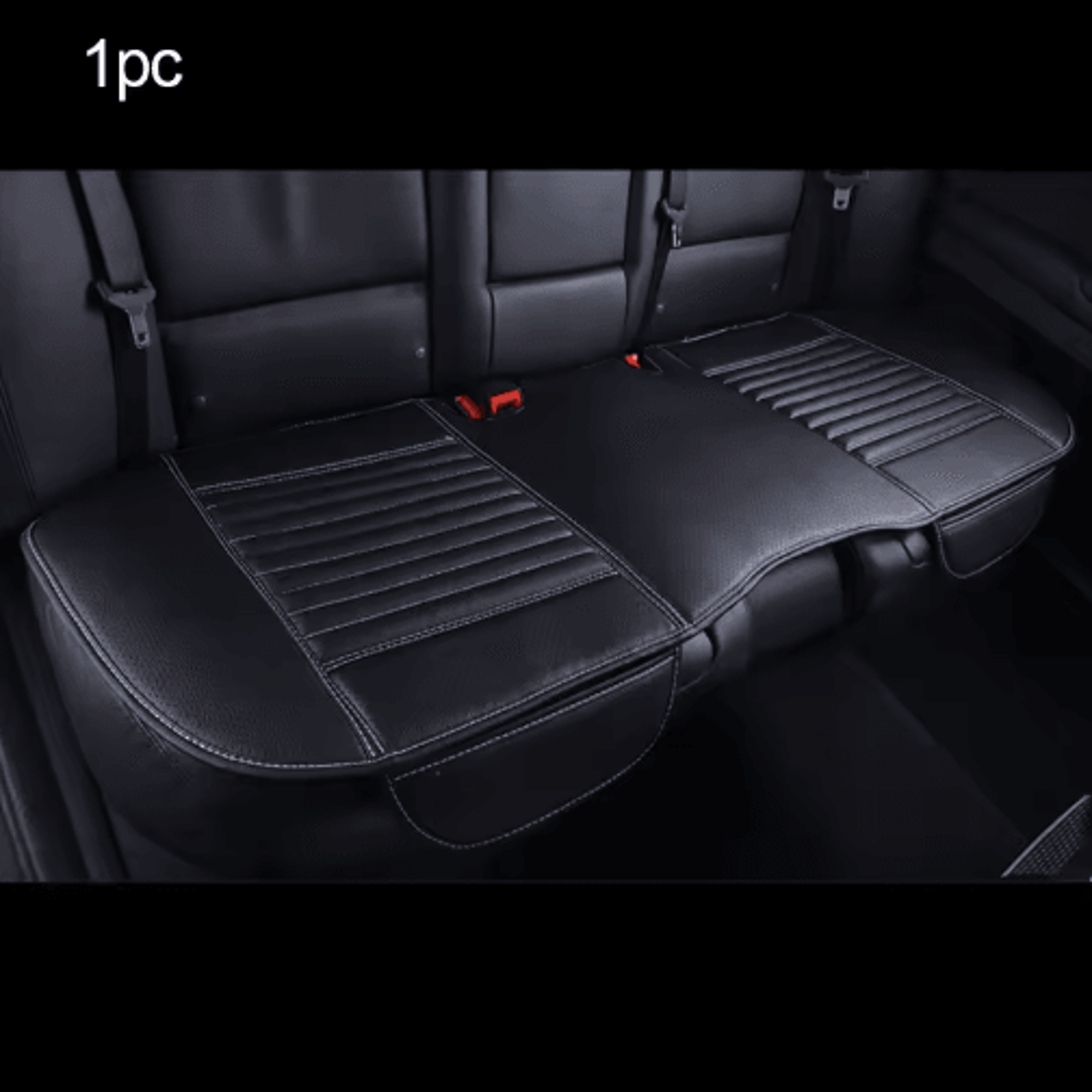 SEAMETAL PU Leather Universal Car Seat Cushion Protector 4
