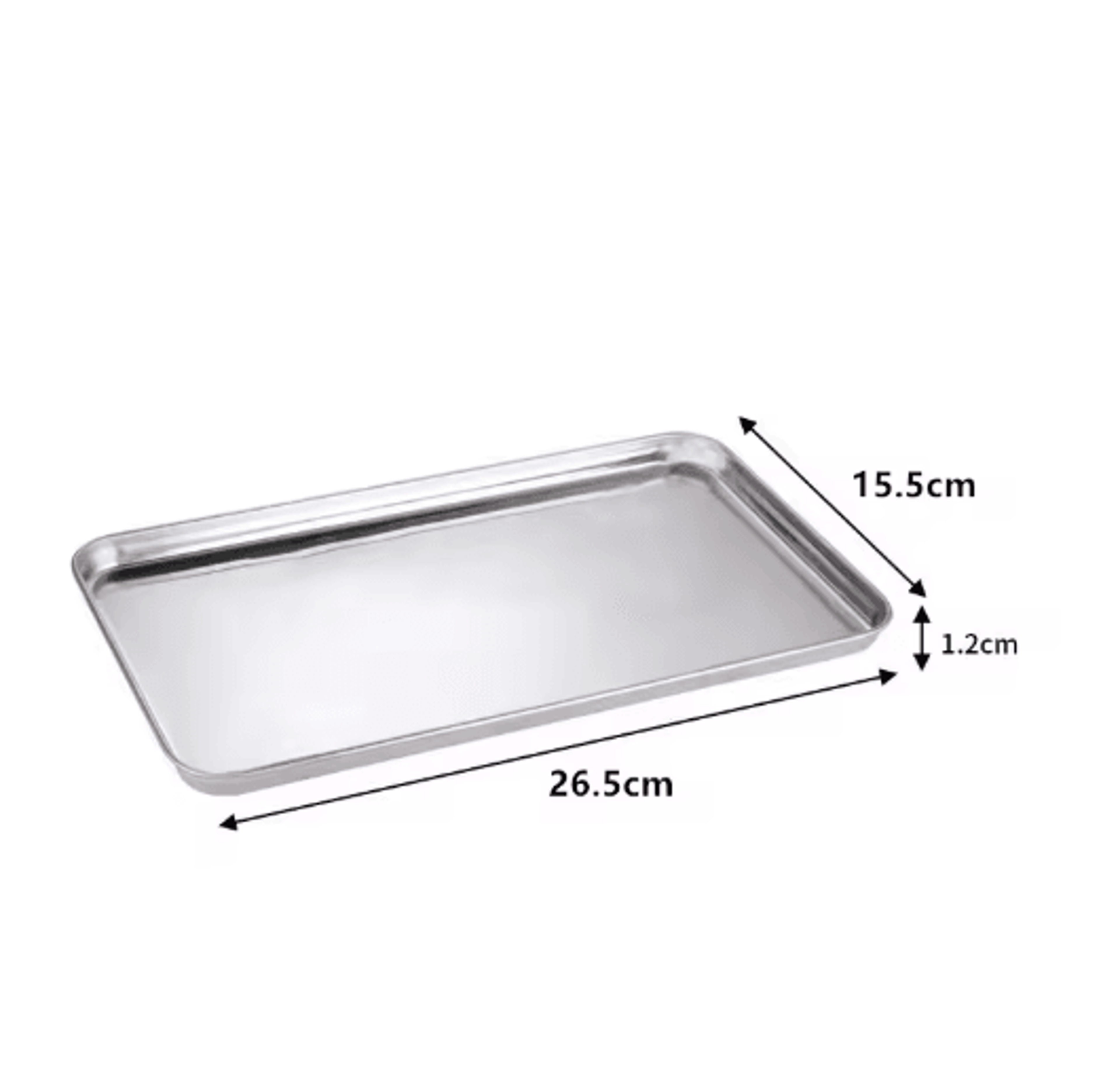 Stainless Steel Serving Tray Rectangle Buffet  Food Presentation Pan 3