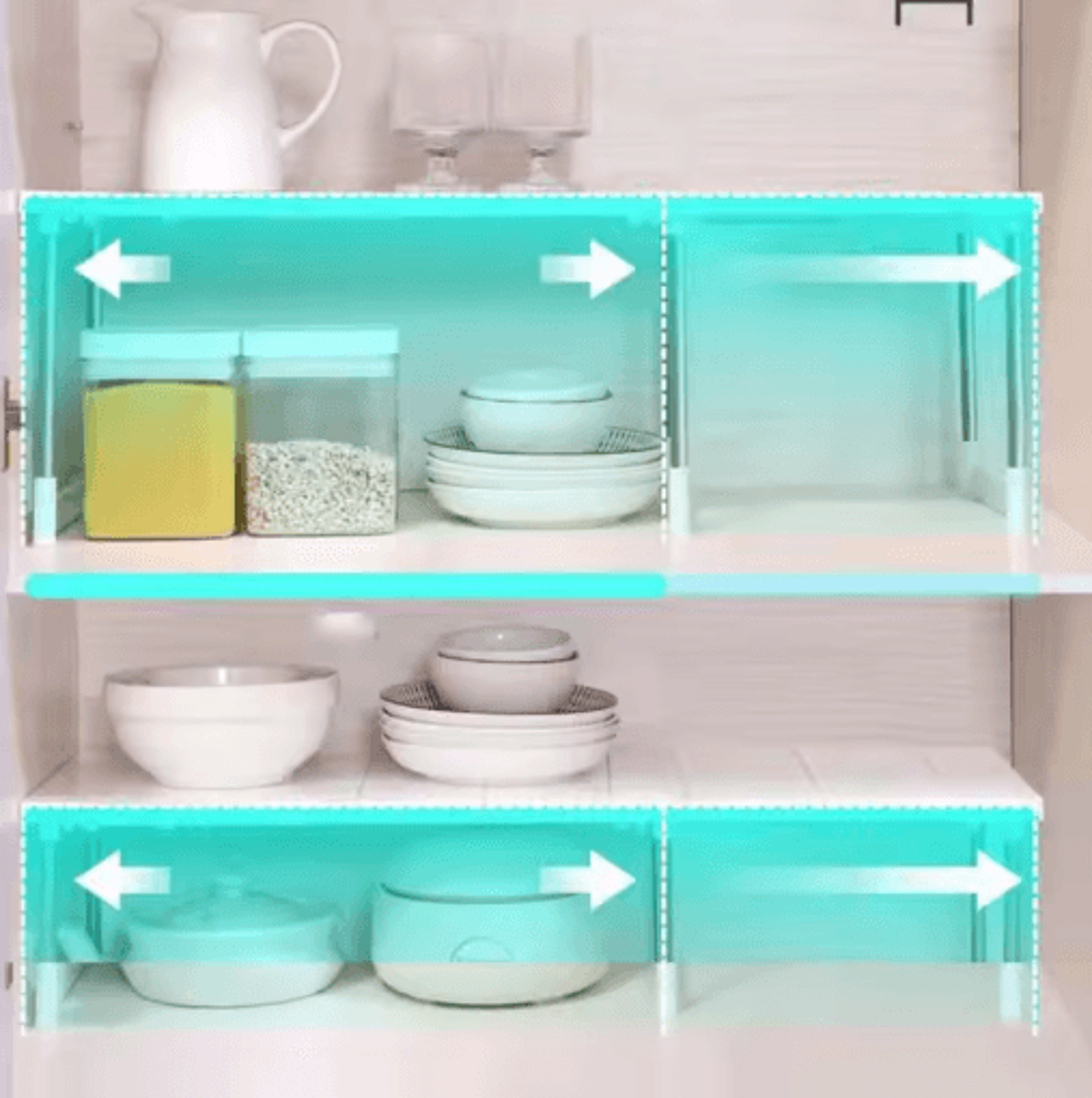 Stackable Telescopic Closet Organizer Adjustable Layered Wardrobe Storage Rack 0