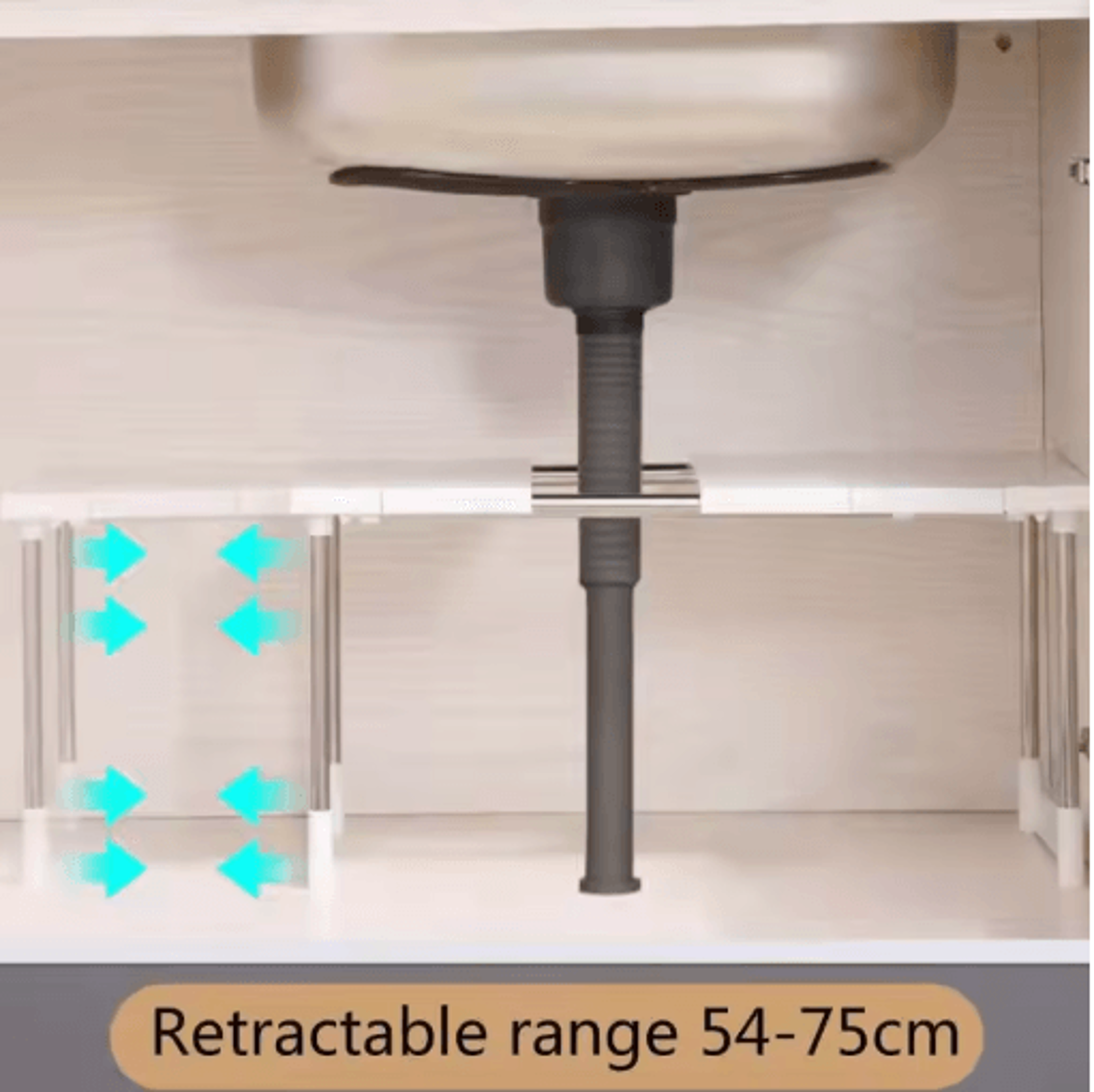 Stackable Telescopic Closet Organizer Adjustable Layered Wardrobe Storage Rack 5