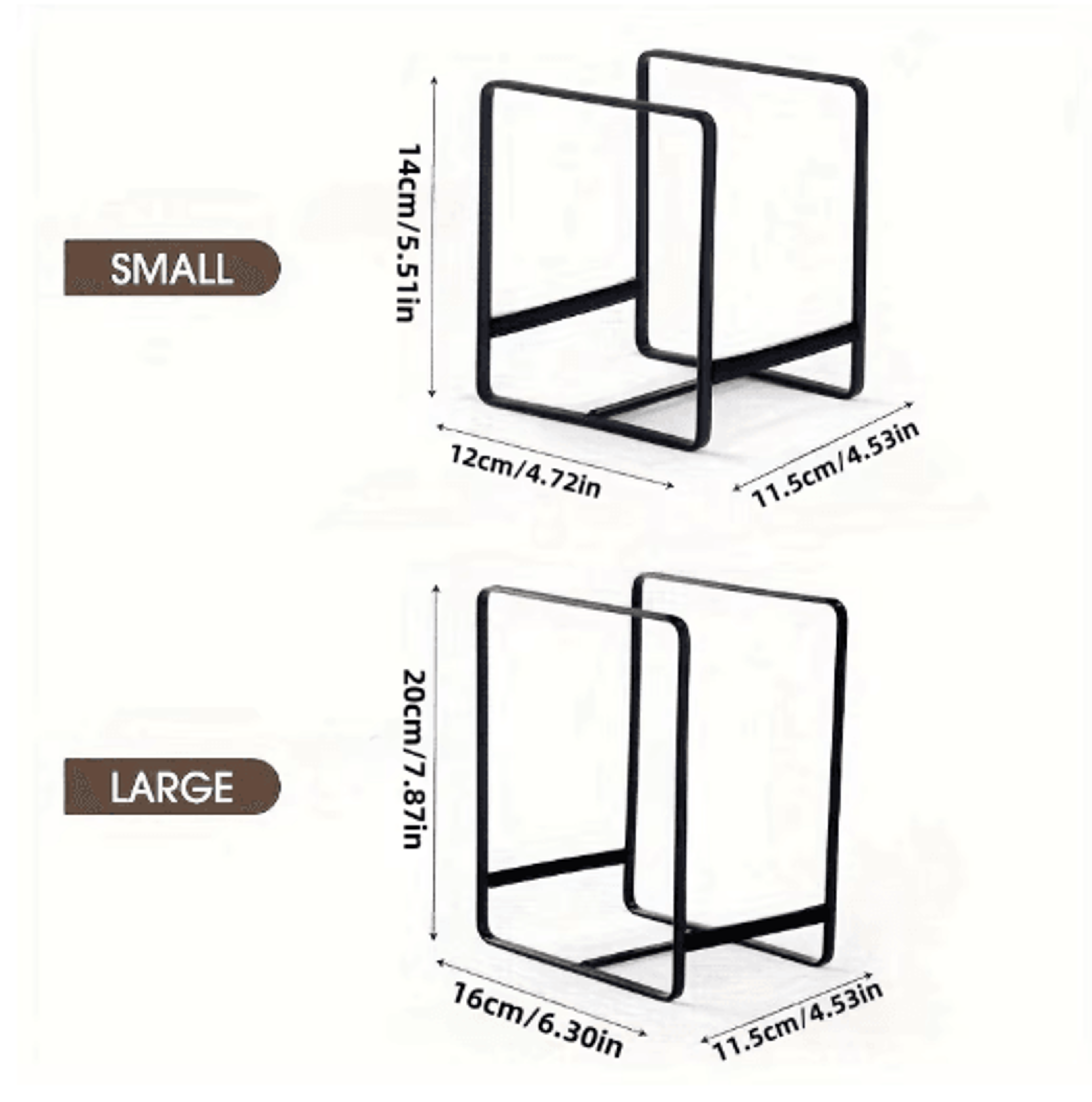Iron Countertop Dish Rack Dinner Plate Drain  Kitchen Cabinet Storage Organizer 0