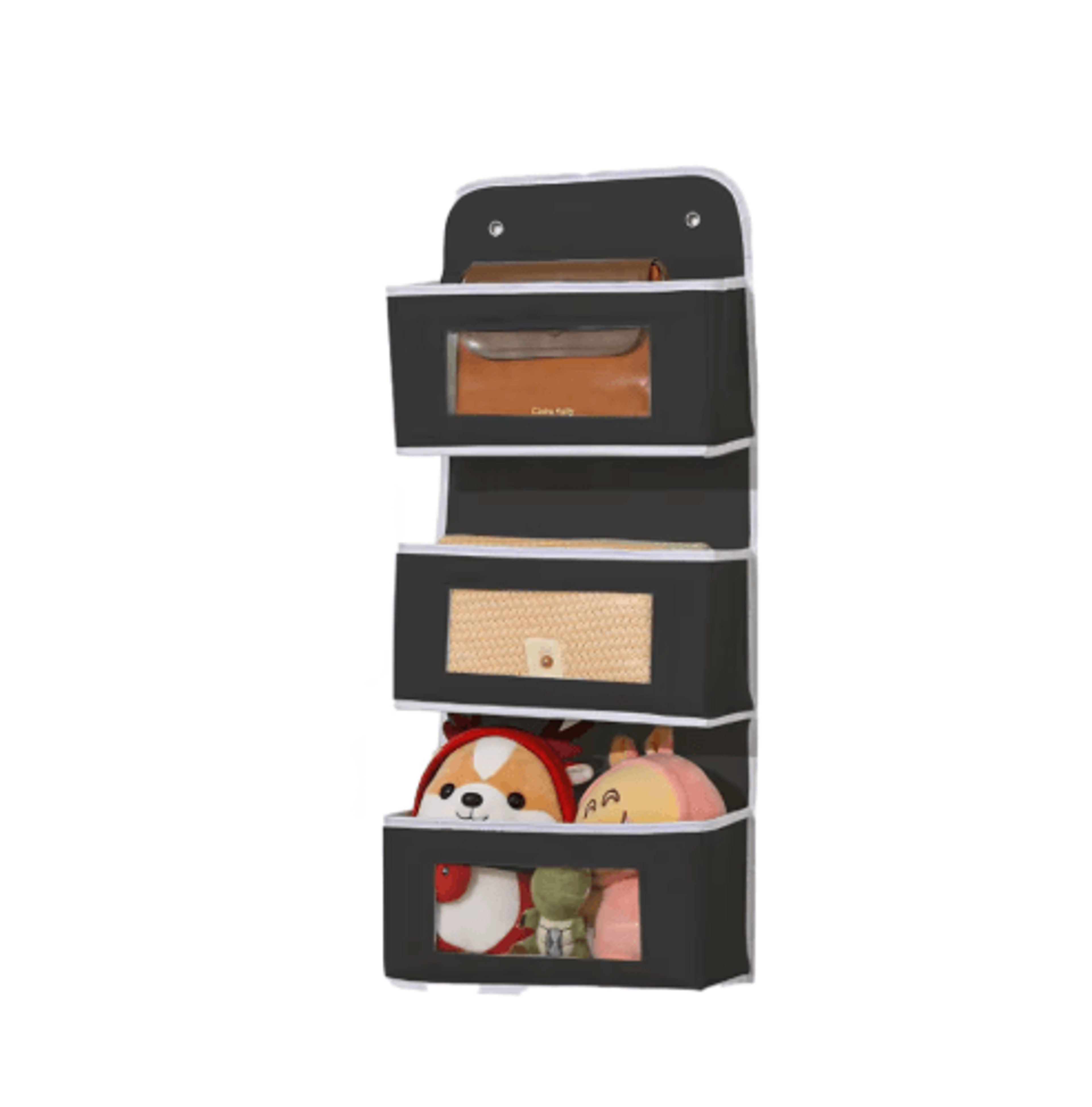 Extra Large Over The Door Hanging Organizer Multi Layer Closet  Dorm Storage System 7