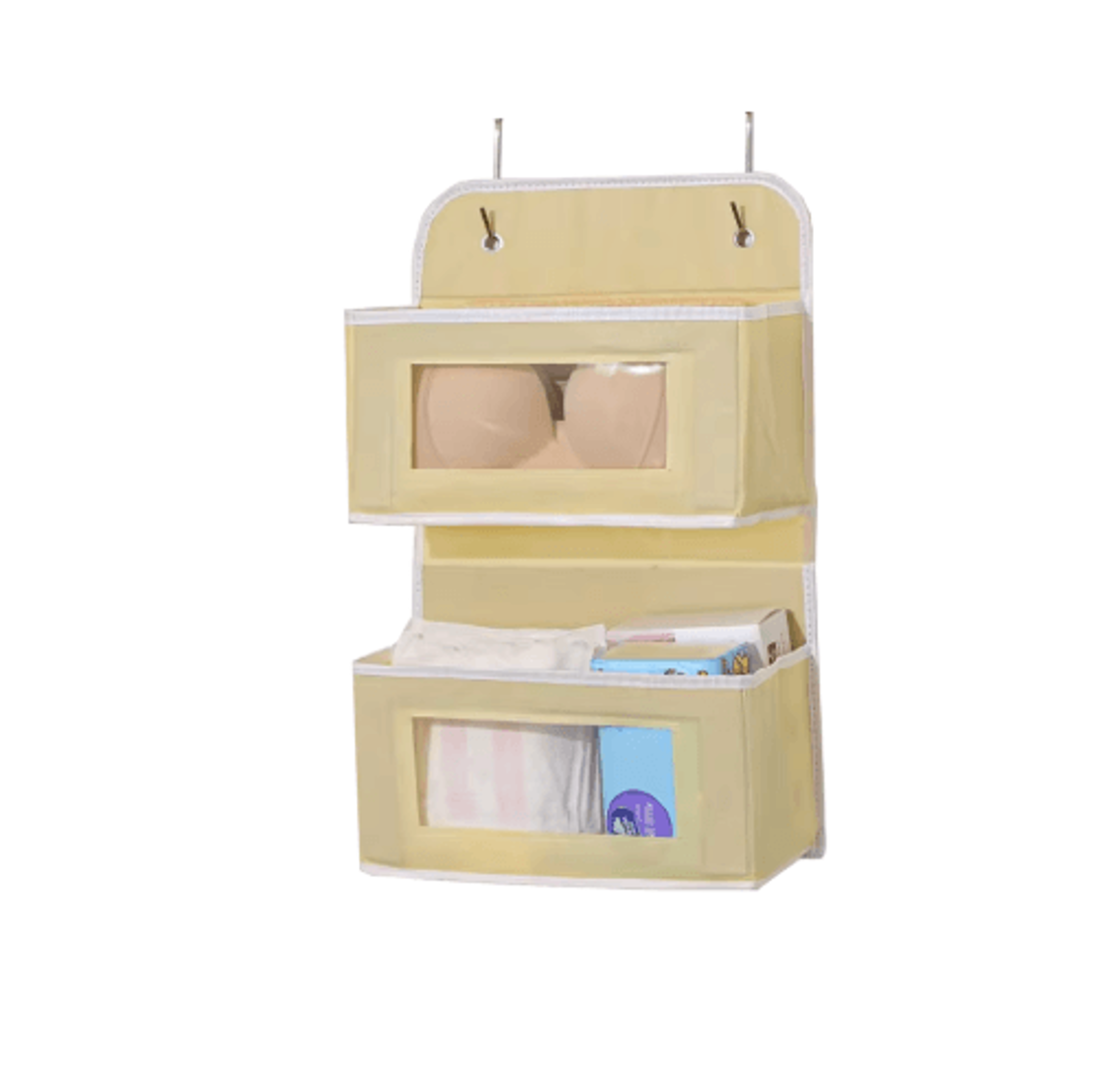 Extra Large Over The Door Hanging Organizer Multi Layer Closet  Dorm Storage System 9