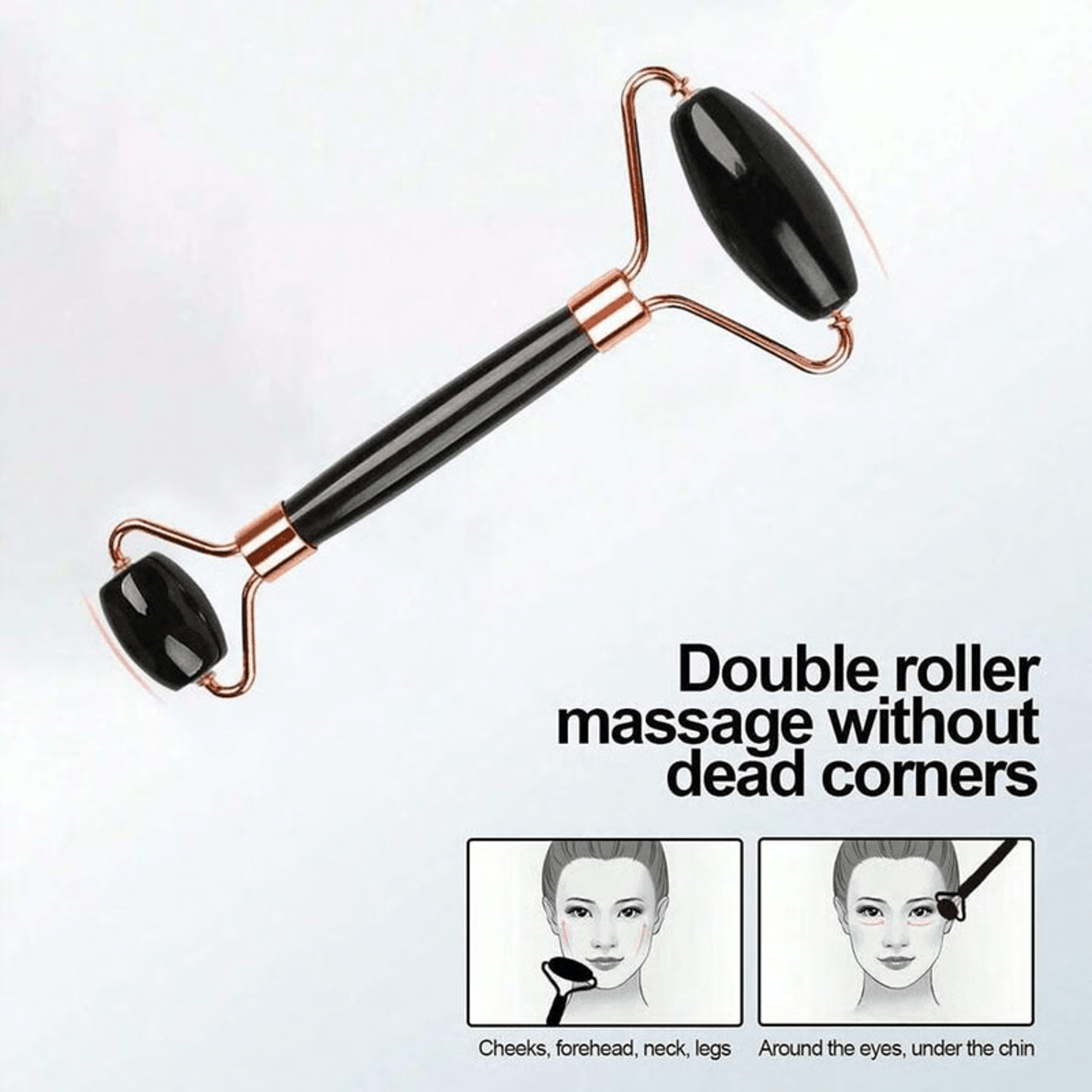 Face Ice Roller  Gua Sha Massage Kit  AntiPuffiness  Skin Sculpting Tool 7