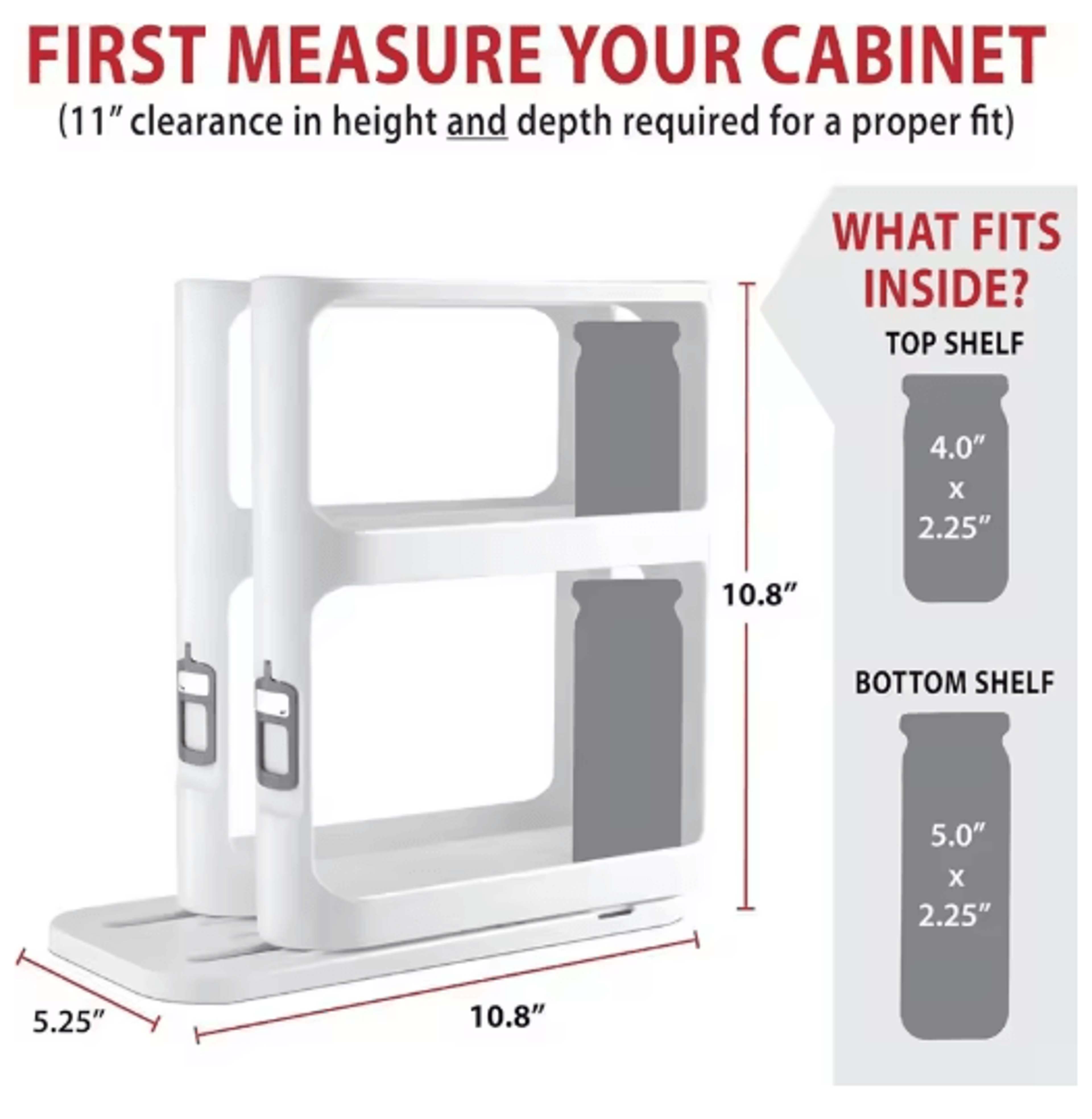 360 PullOut Rotating Spice Rack MultiLayer Kitchen Cabinet Organizer 5