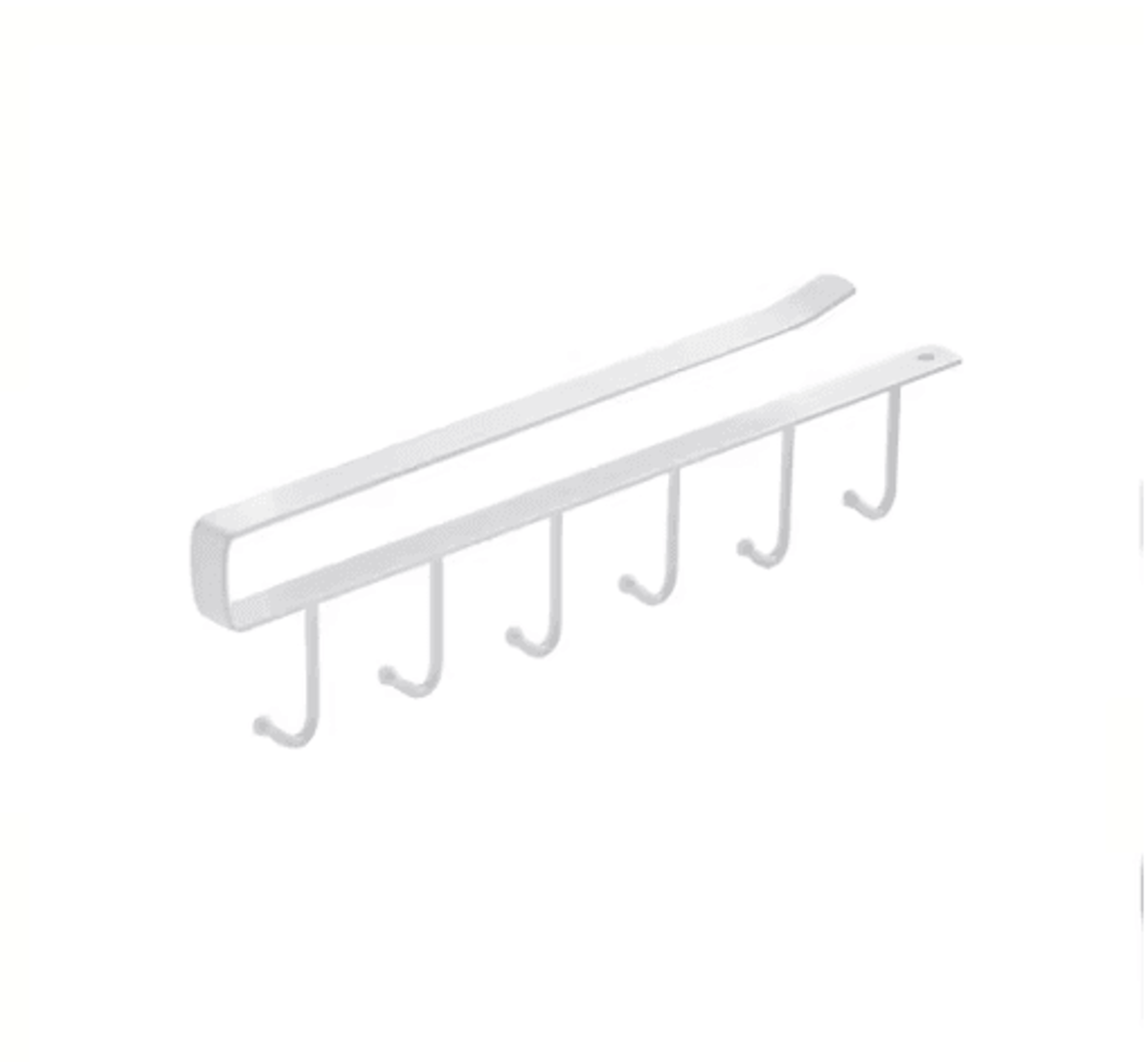 Under Cabinet Mug Hook Rack With 6 Or 12 Hanging Hooks 2