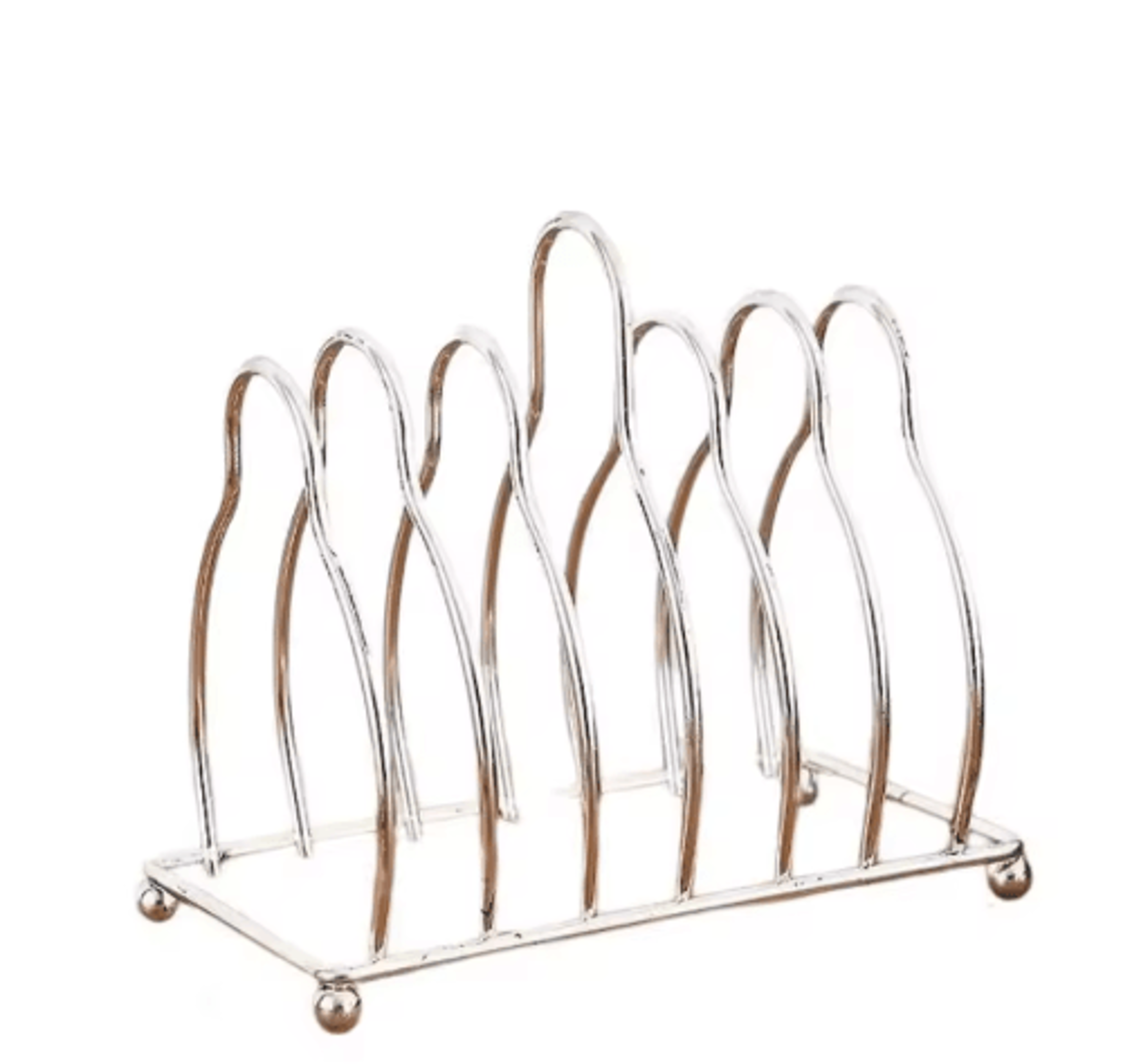 Small Gold  Silver Iron Triangular Dish Draining Shelf 1