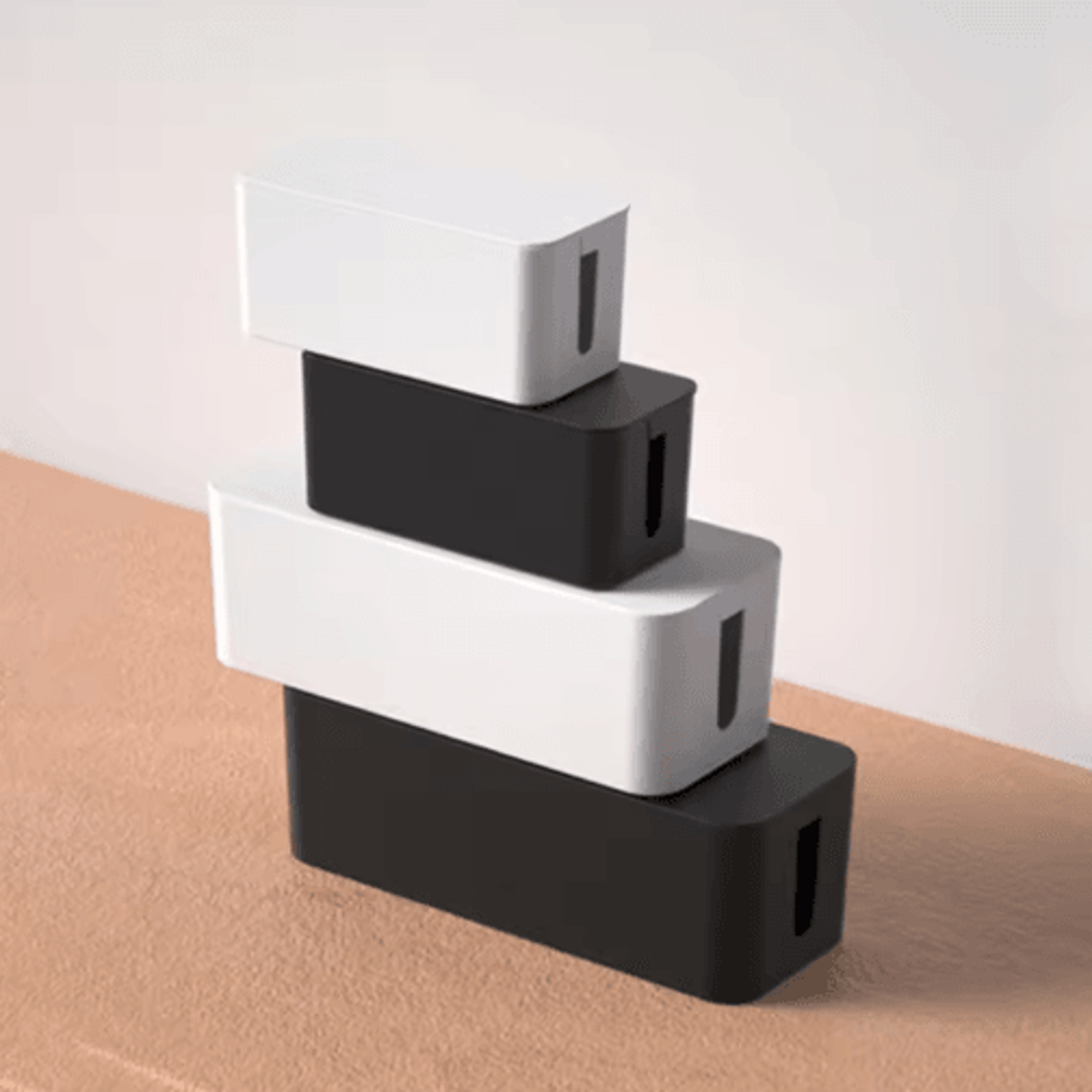 Cable Management Box For Power Strip And Charger Wire Organization 0