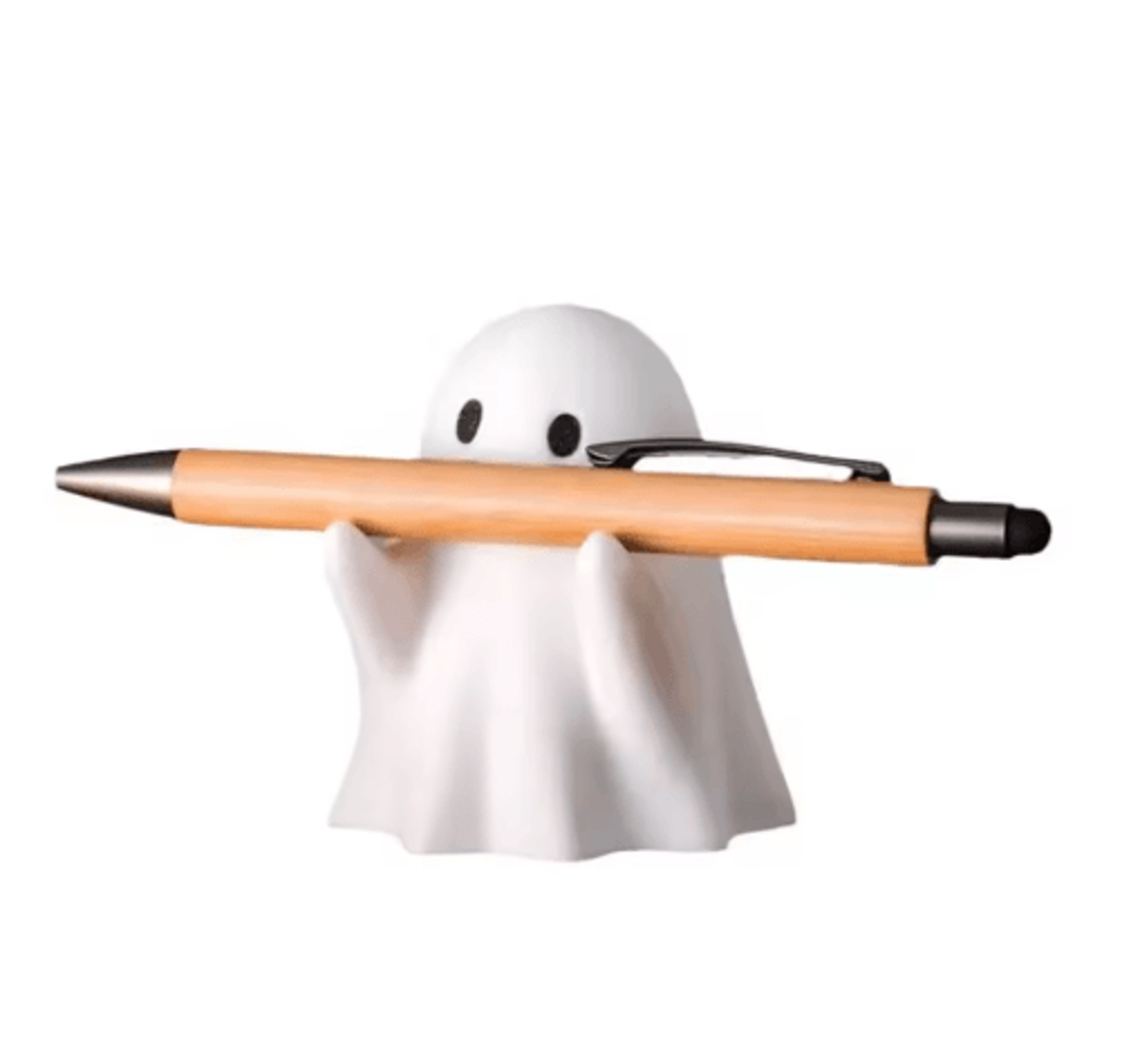 Funny Ghost Pen Holder Spooky Desk Organizer Figurine 1
