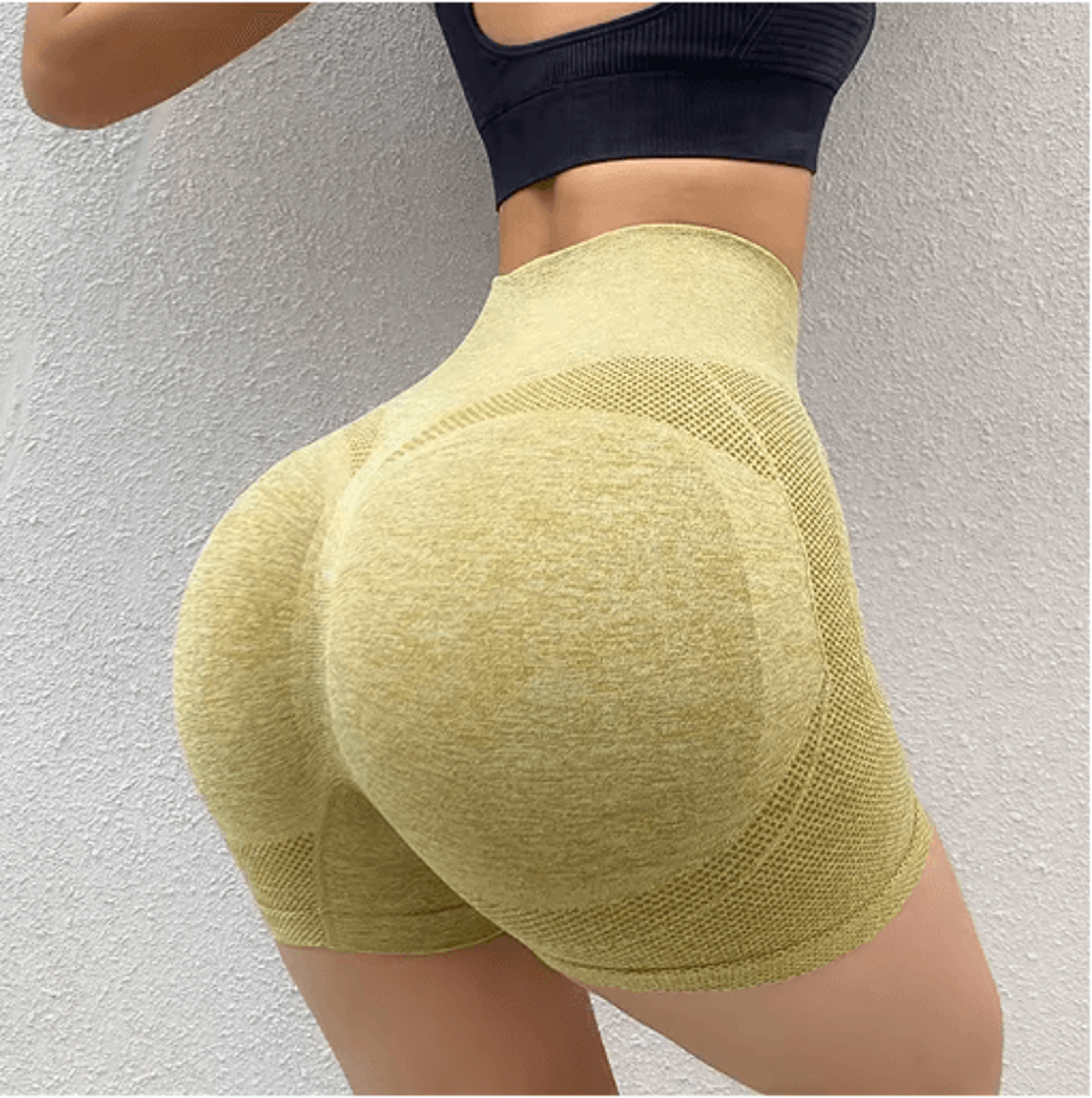 High Waist PushUp Gym Shorts Womens Fitness  Yoga Workout Shorts 10
