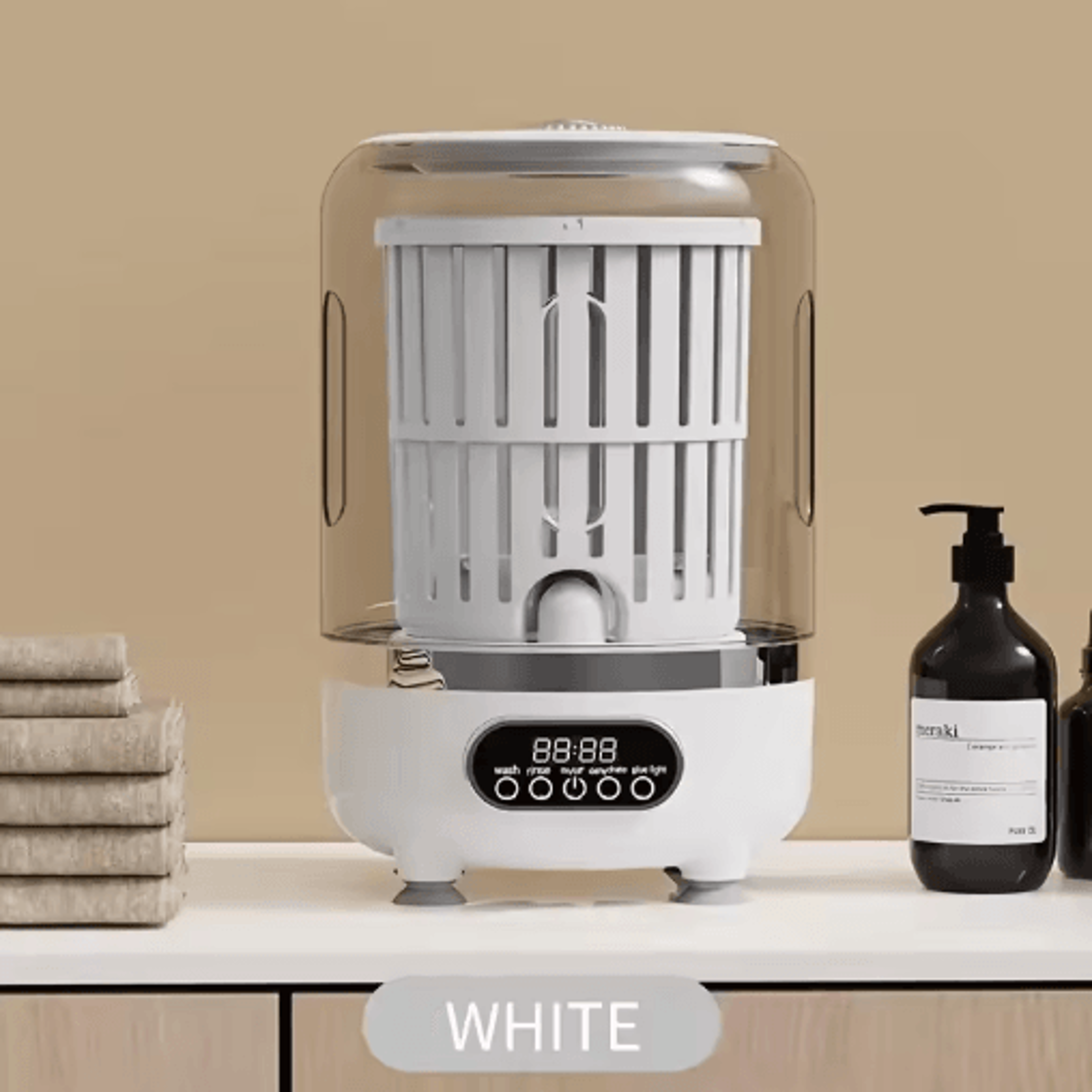 Swift Wash USB Portable Mini Washing Machine Automatic Compact Travel Washer With Spin Dehydration 2