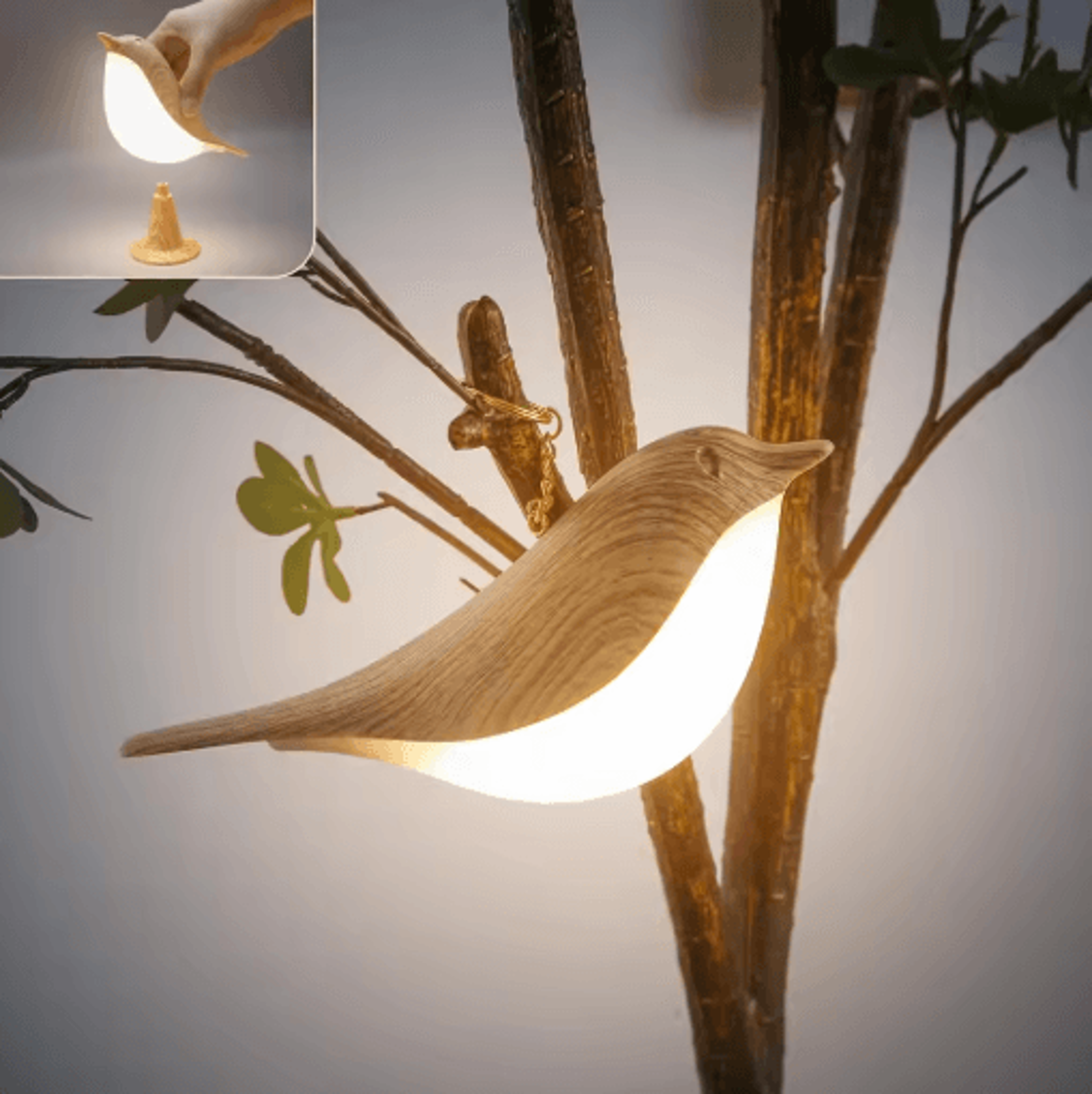 GlowMagpie Touch LED Night Light Dimmable Rechargeable Aromatherapy Desk Lamp 5